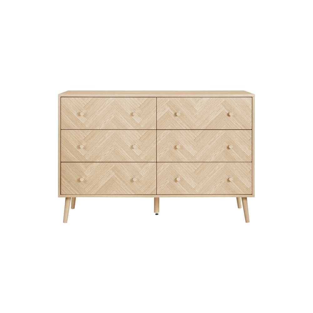 Nude - Birlea - Herringford 6 Drawer Chest - 8