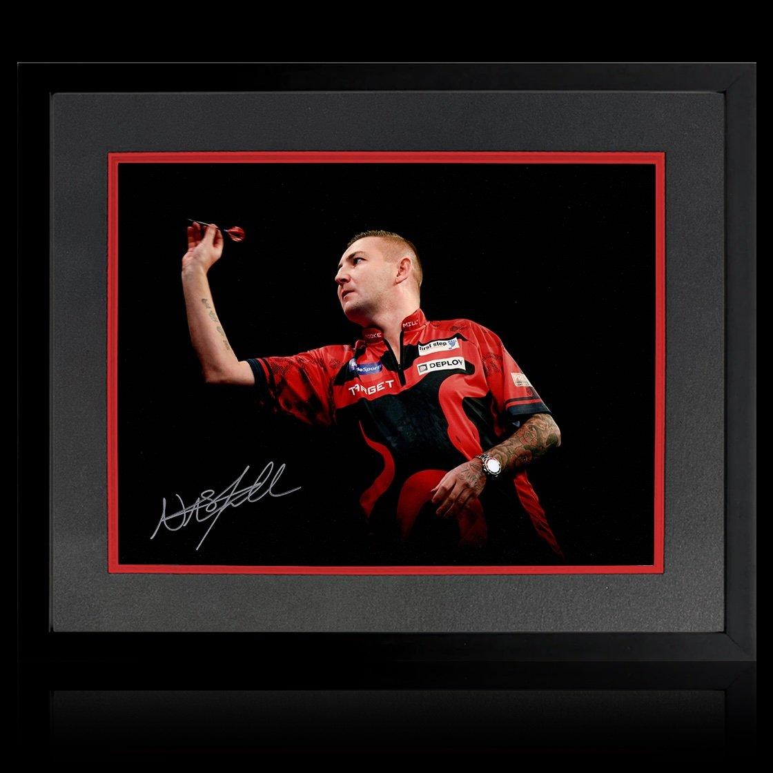 Red & Black - The Fan Cave - Nathan Aspinall Signed Image Deluxe Mount Frame - 1