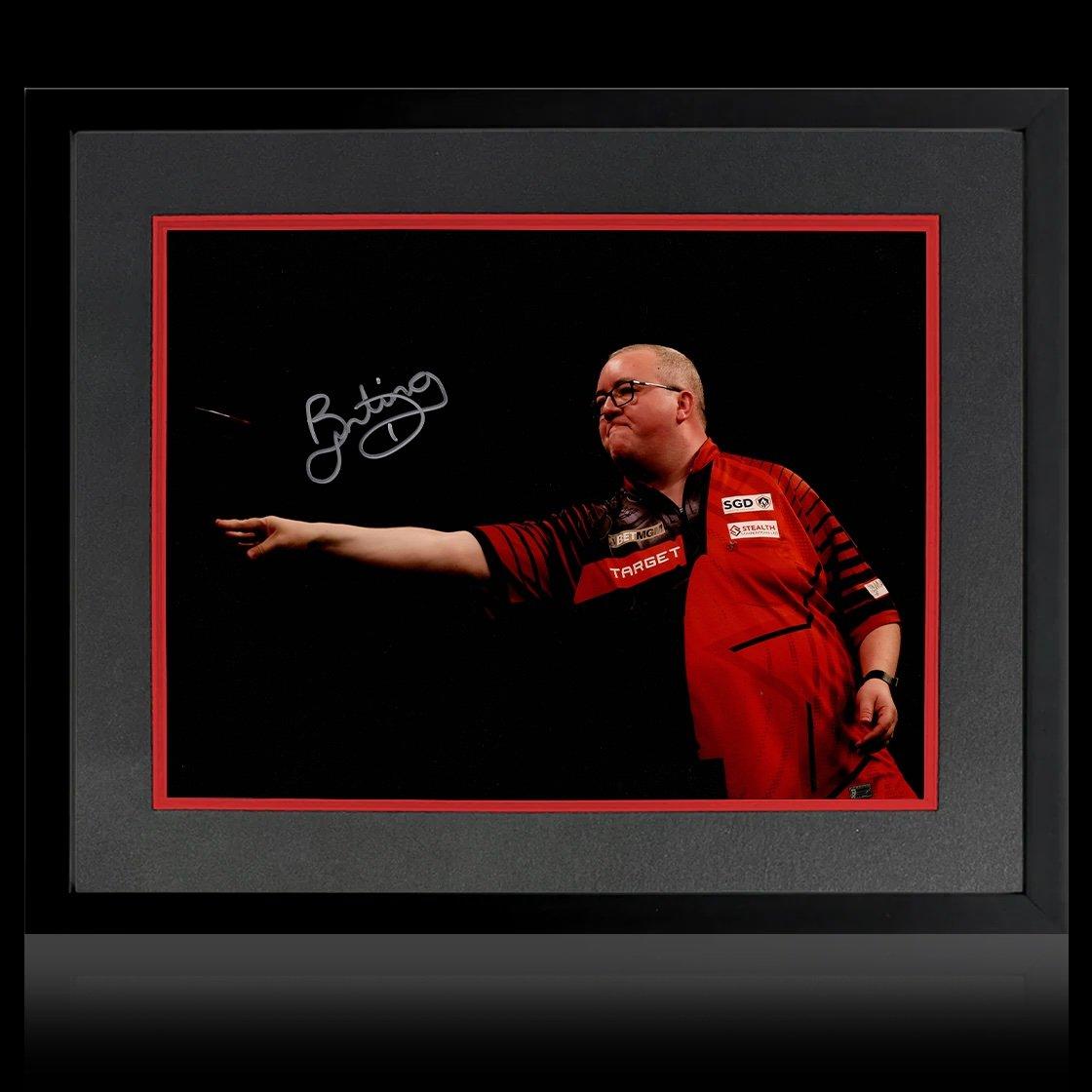 Red & Black - The Fan Cave - Stephen Bunting Signed Image Deluxe Mount Frame - 1