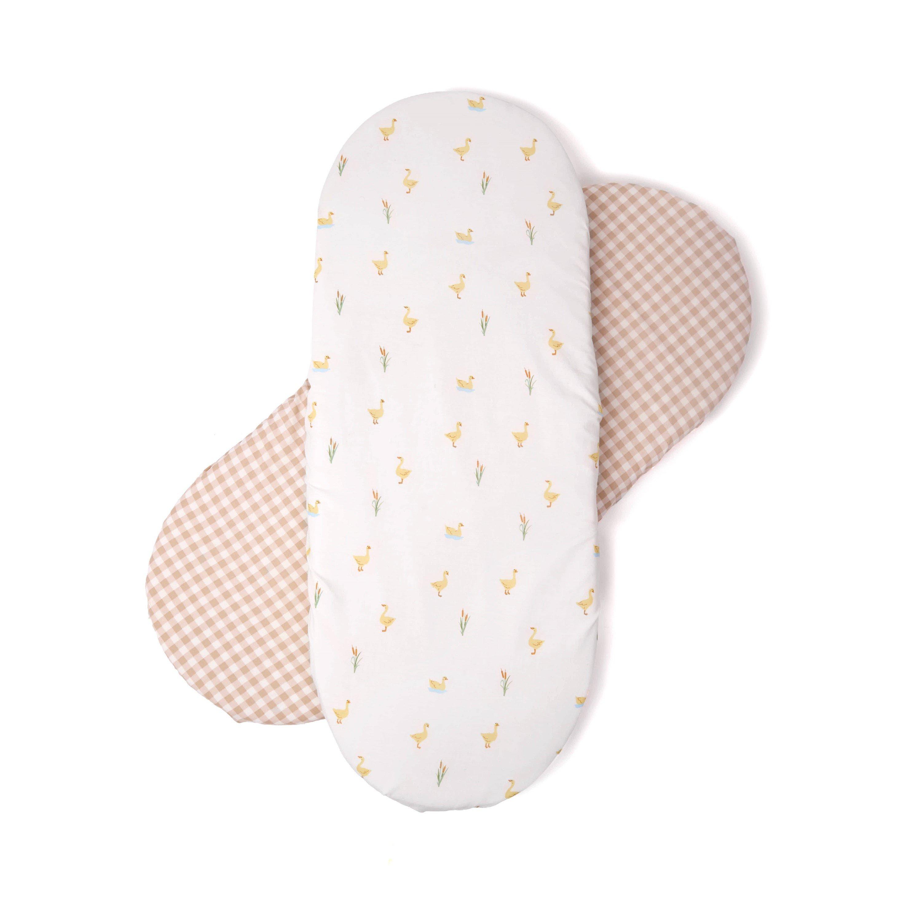 Multi - Clair De Lune - Little Duckling Moses Basket Sheets - 1