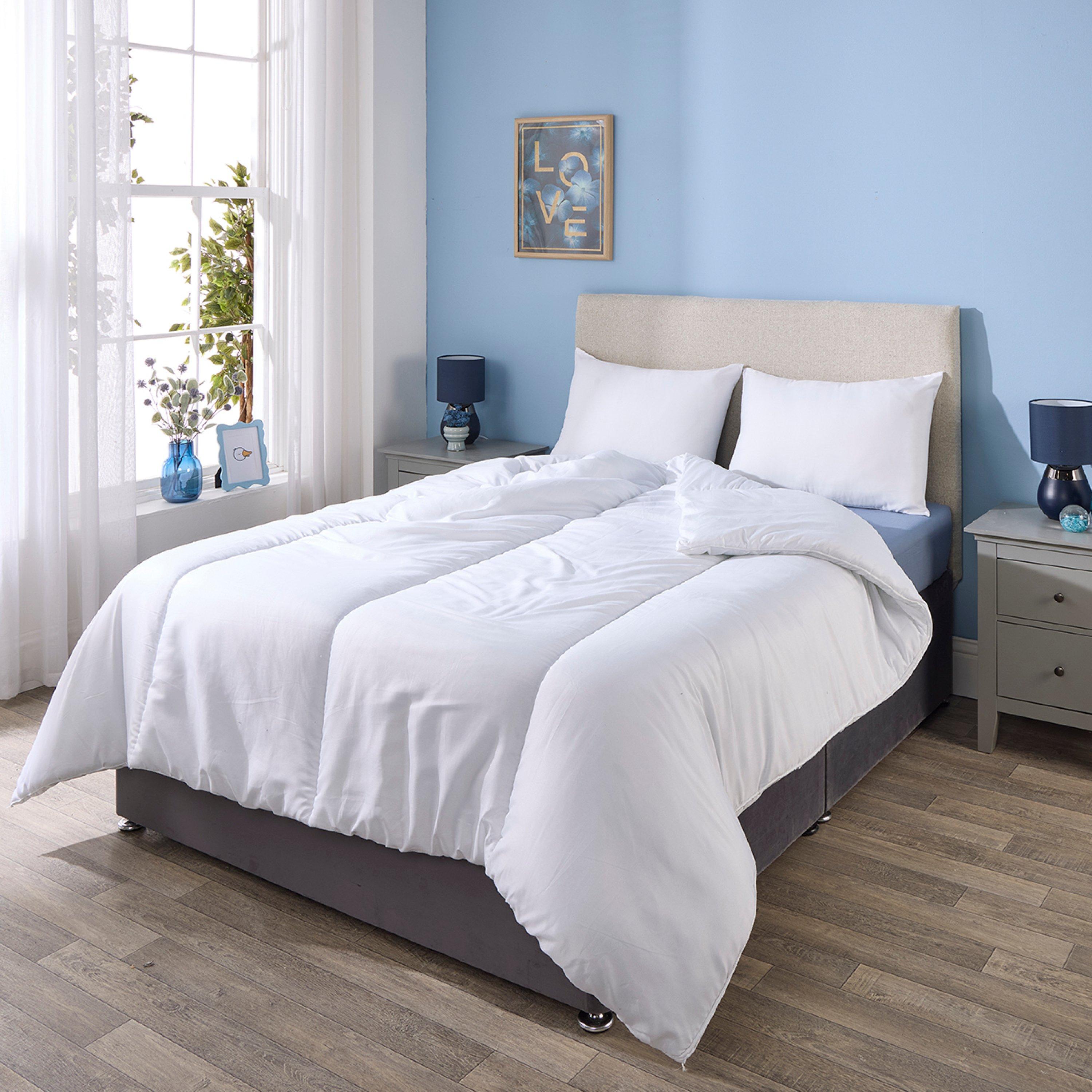White - Downland - Summer Cool 4.5 tog Duvet - 2
