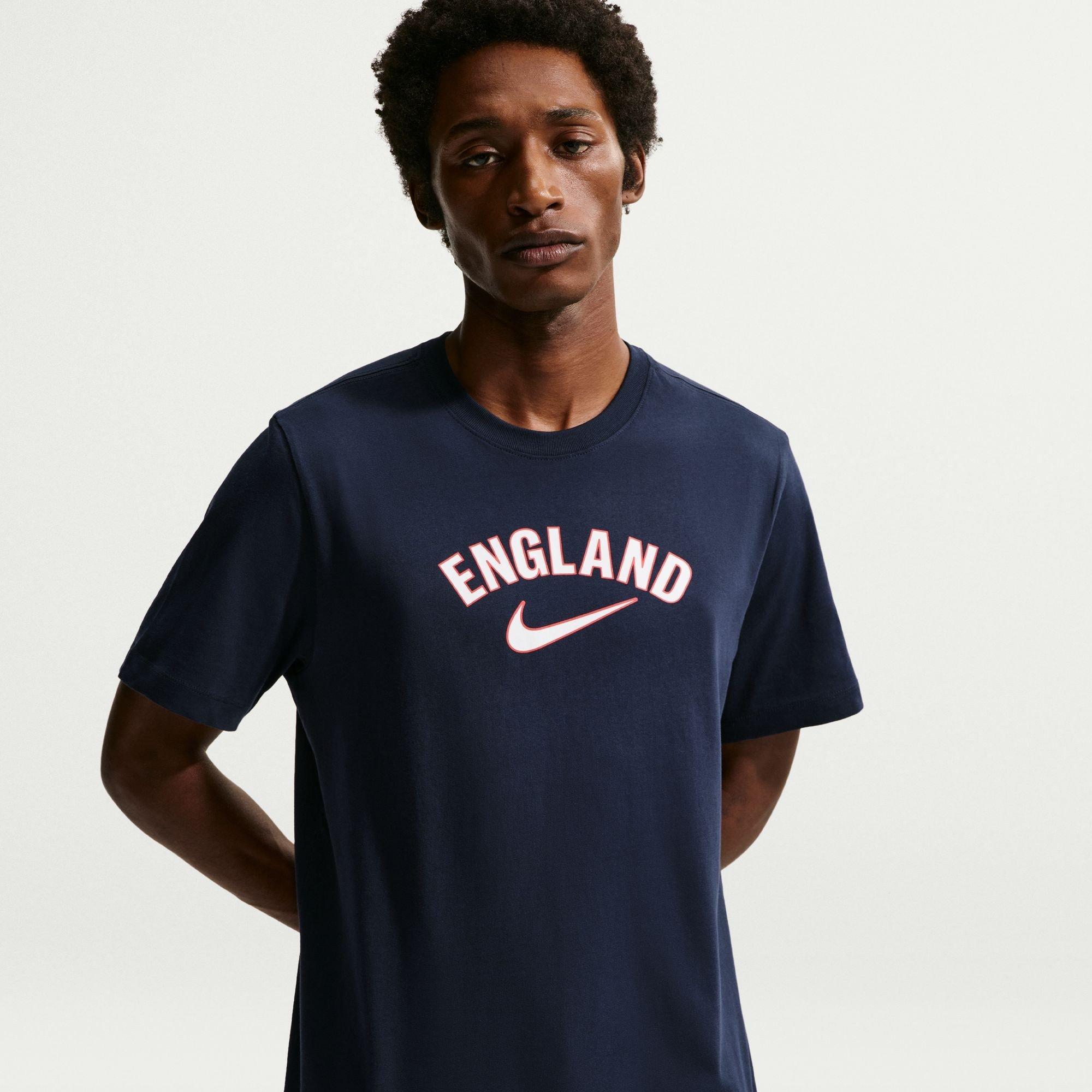 Navy - Nike - Men's England Short Sleeve T-Shirt - 1