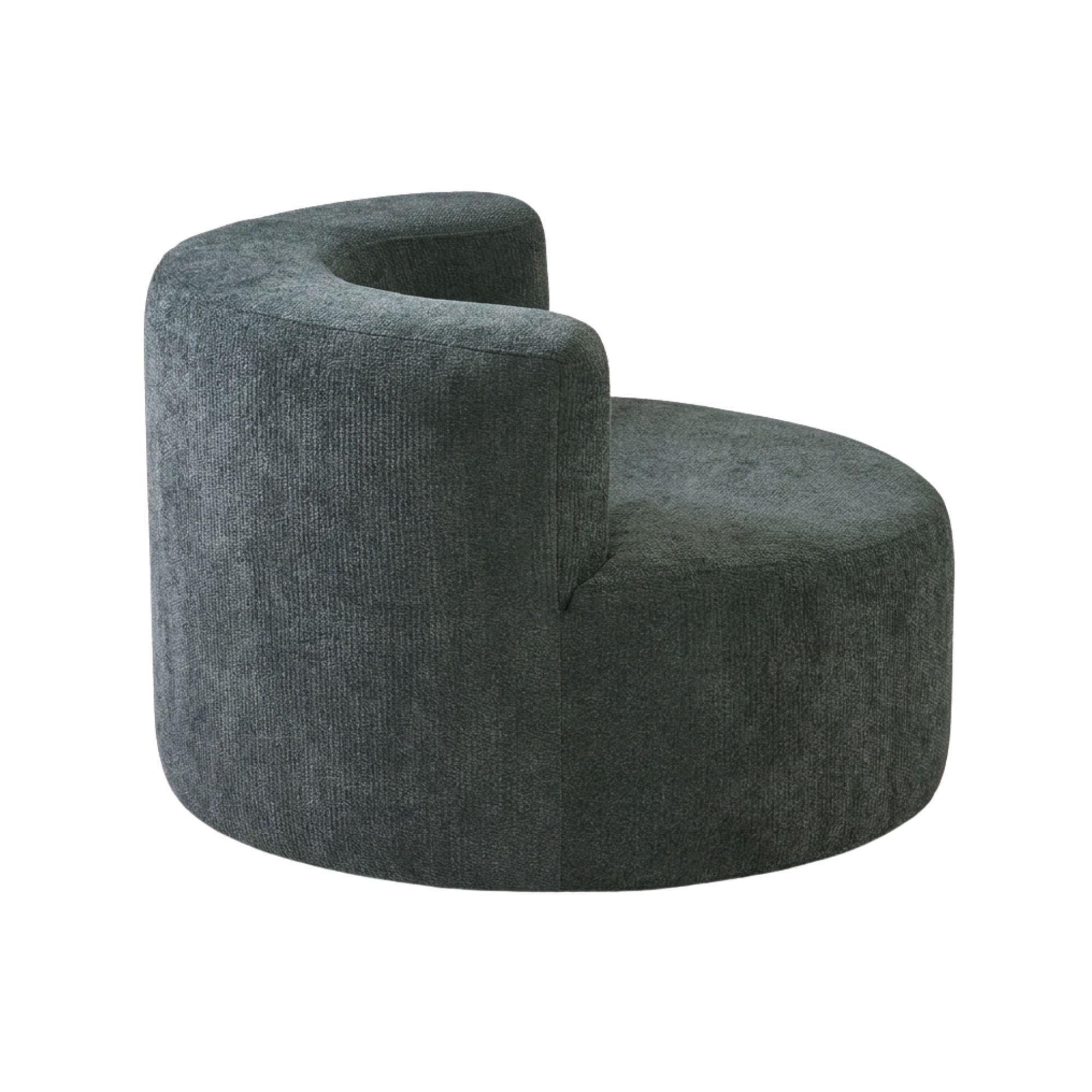 Green - Urban Meuble - Adult Velour Lazy Sofa Chair Comfy Lounge Seat - 10