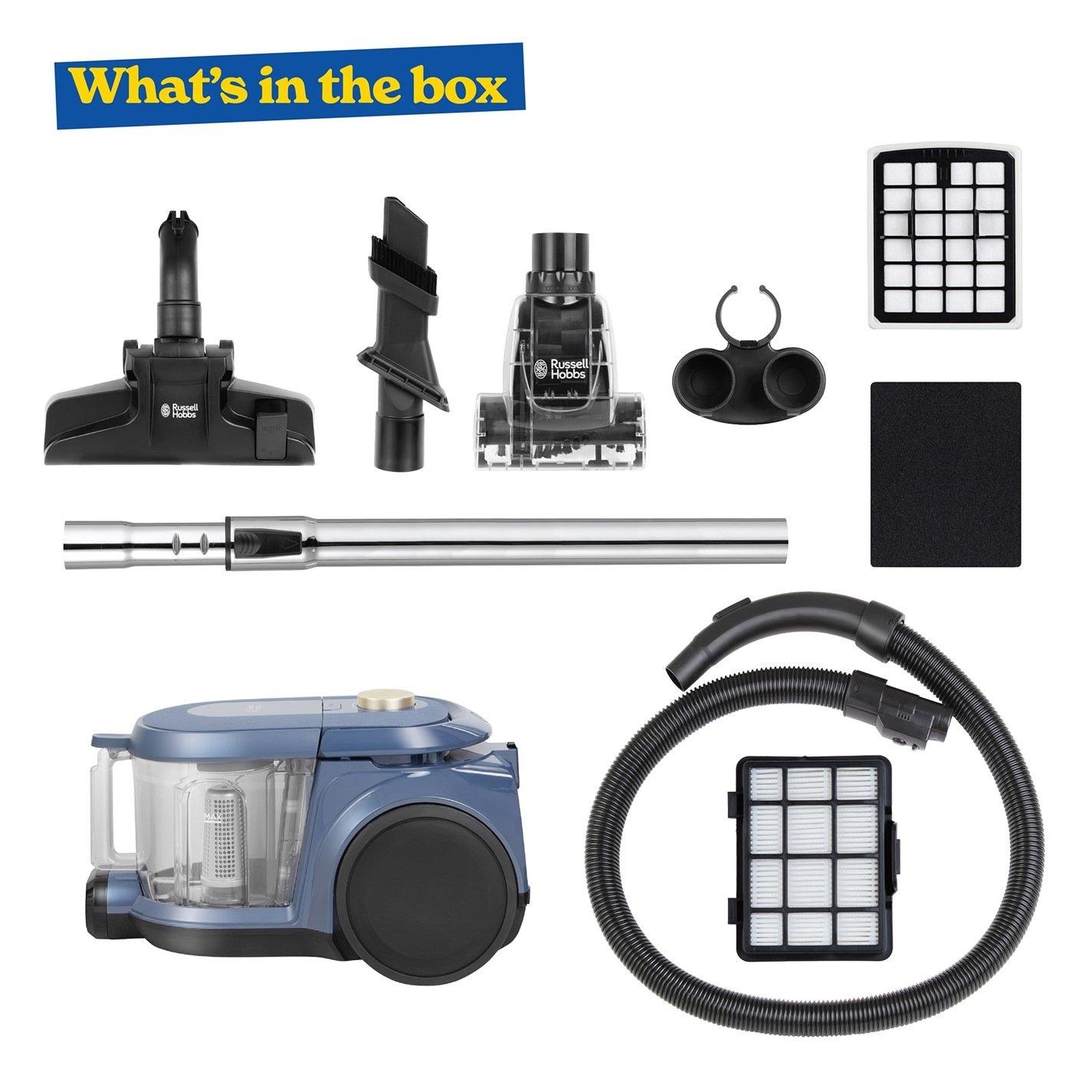 Blue And Gold - Russell Hobbs - RHCV5601BG 3L Cylinder Vacuum in Blue & Gold - 2