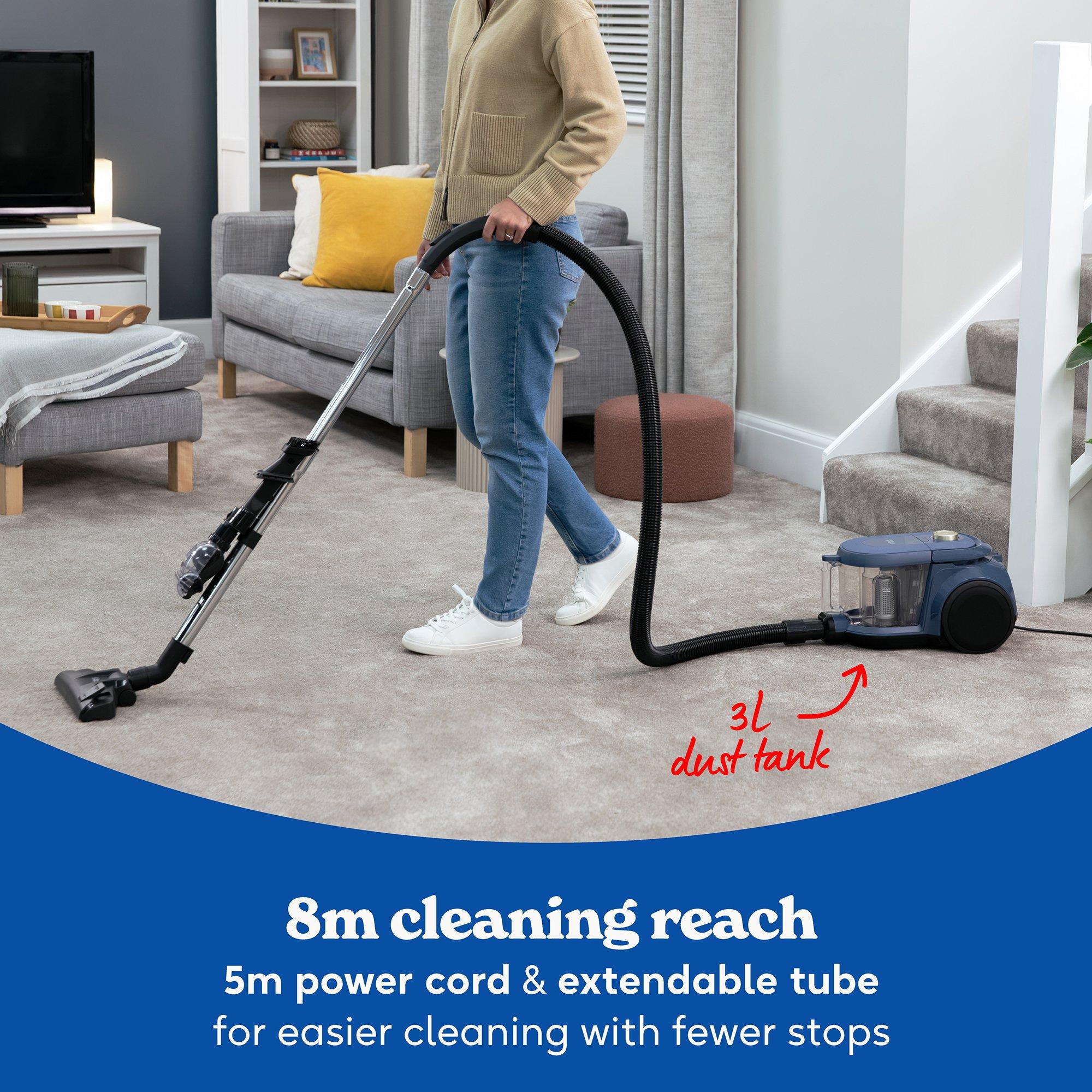 Blue And Gold - Russell Hobbs - RHCV5601BG 3L Cylinder Vacuum in Blue & Gold - 5