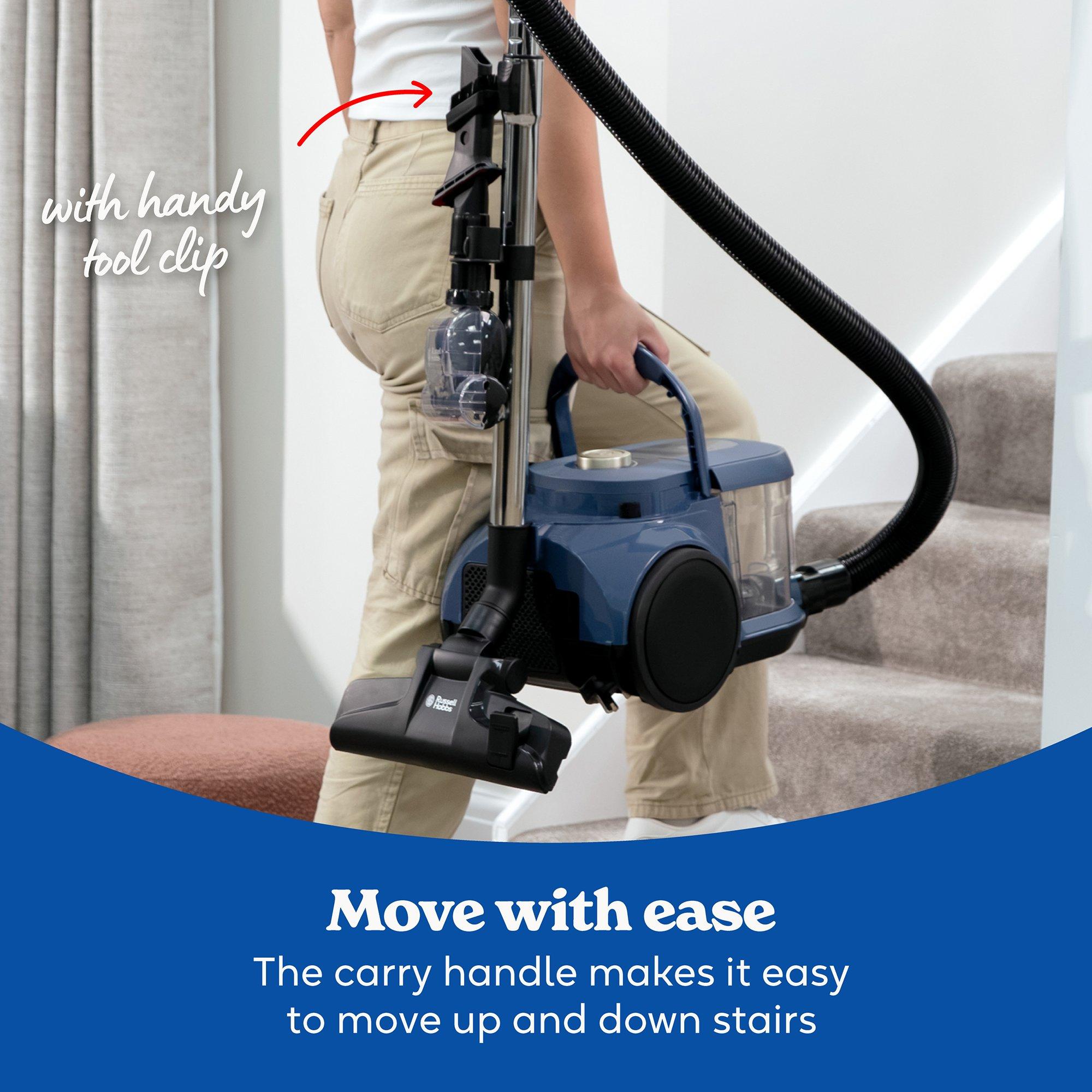 Blue And Gold - Russell Hobbs - RHCV5601BG 3L Cylinder Vacuum in Blue & Gold - 9
