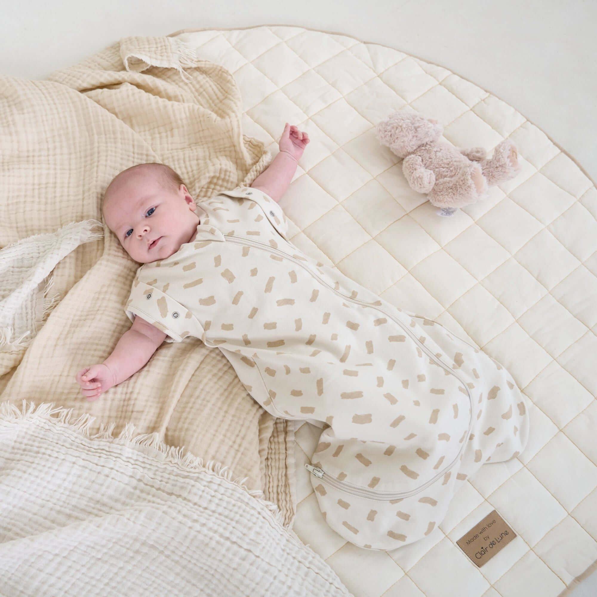 Multi - Clair De Lune - Little Dreamers Luxury Organic Swaddle Bag 0-3 Mon - 1