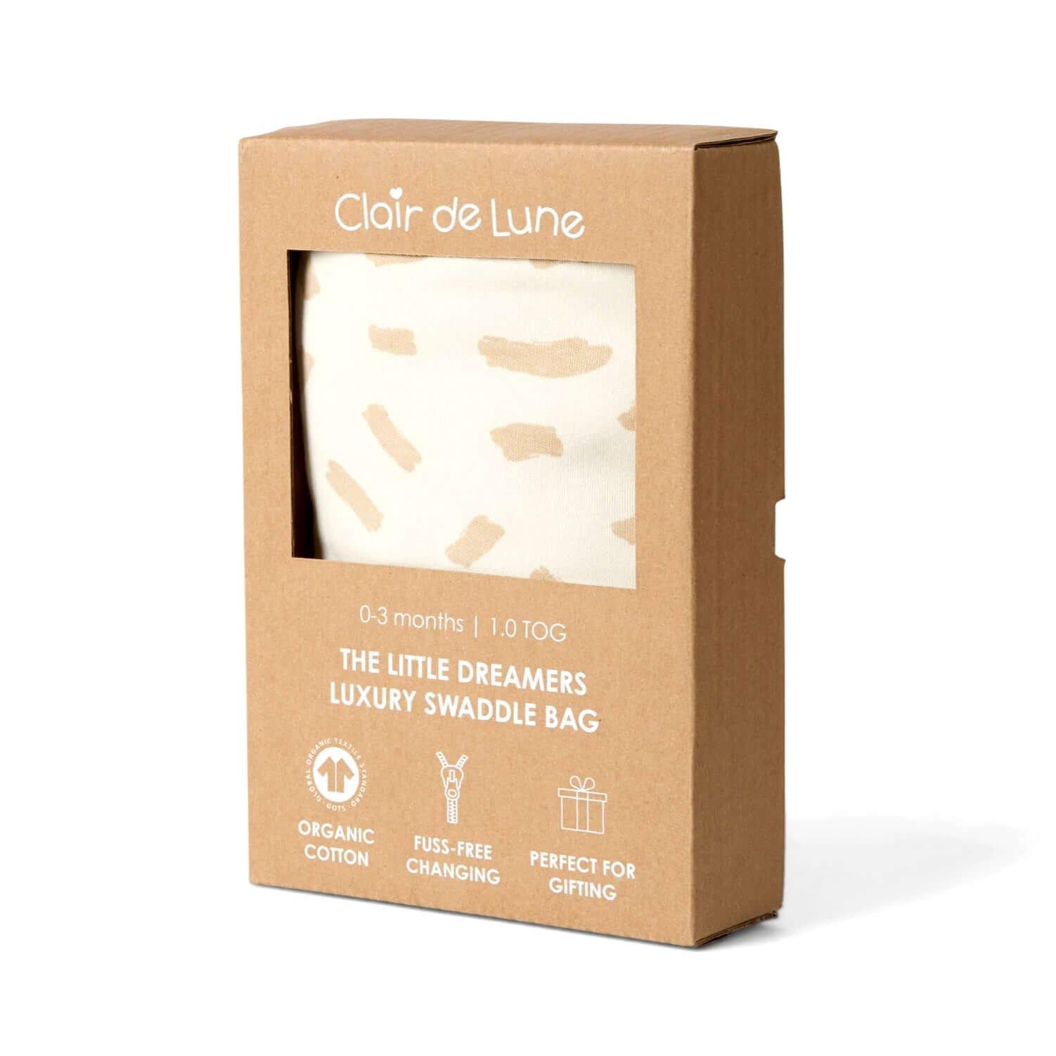 Multi - Clair De Lune - Little Dreamers Luxury Organic Swaddle Bag 0-3 Mon - 2