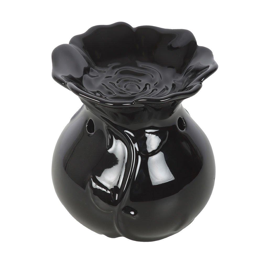 Black - Something Different - Black Rose Oil Burner - 2