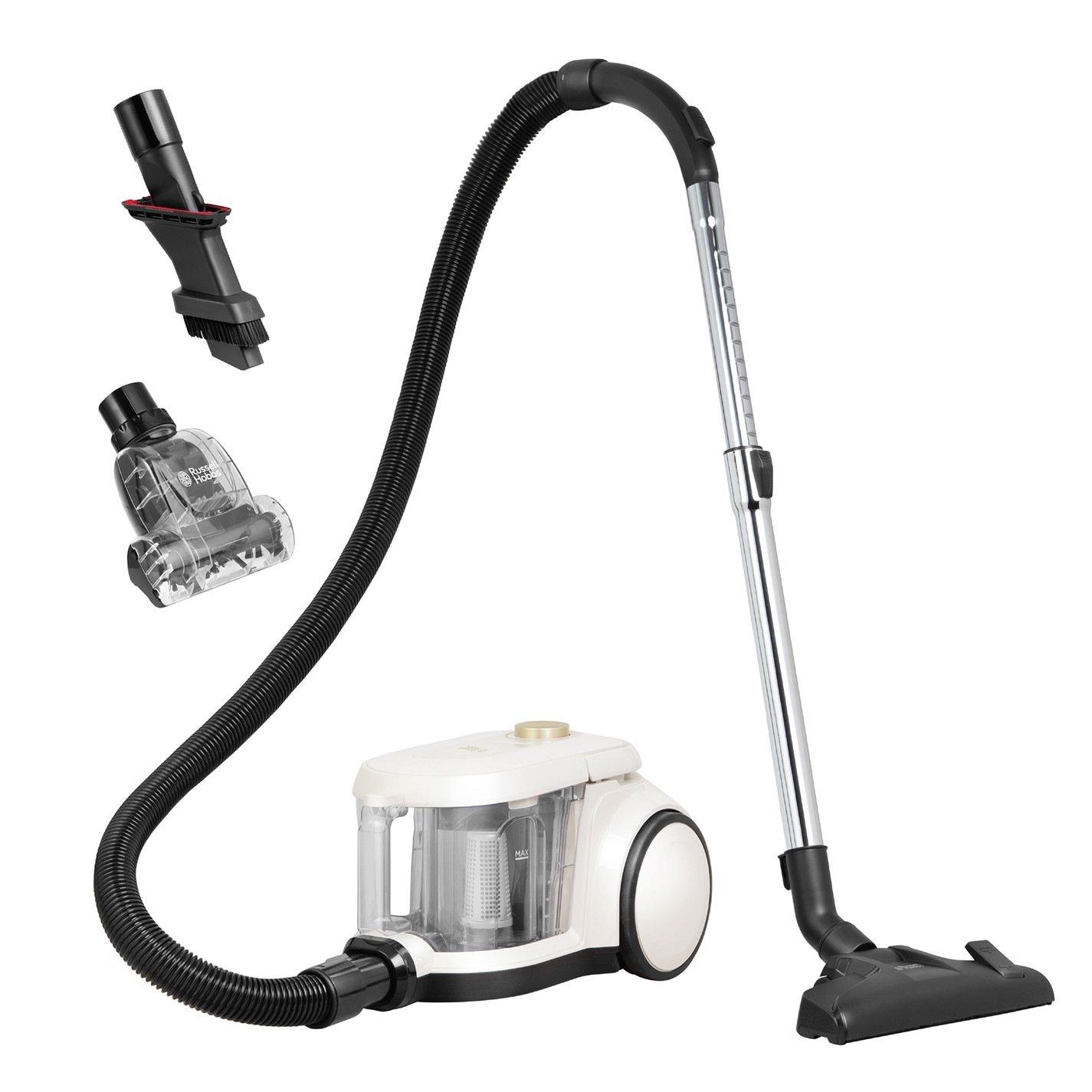 Cream And Gold - Russell Hobbs - RHCV5601CG 3L Cylinder Vacuum in Cream & Gold - 1