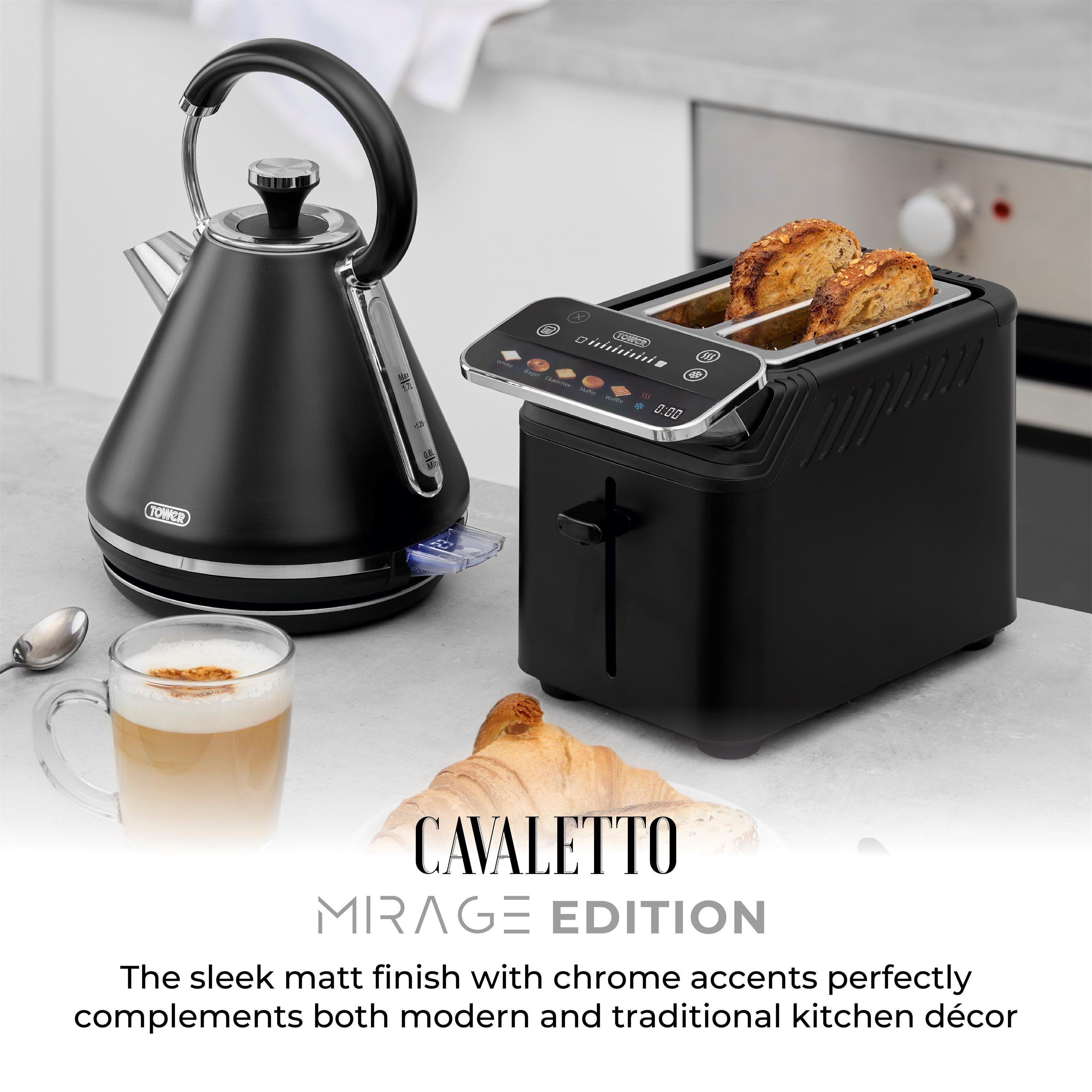 Black - Tower - Mirage 1.7L Variable Kettle Black with Chrome Trim - 5