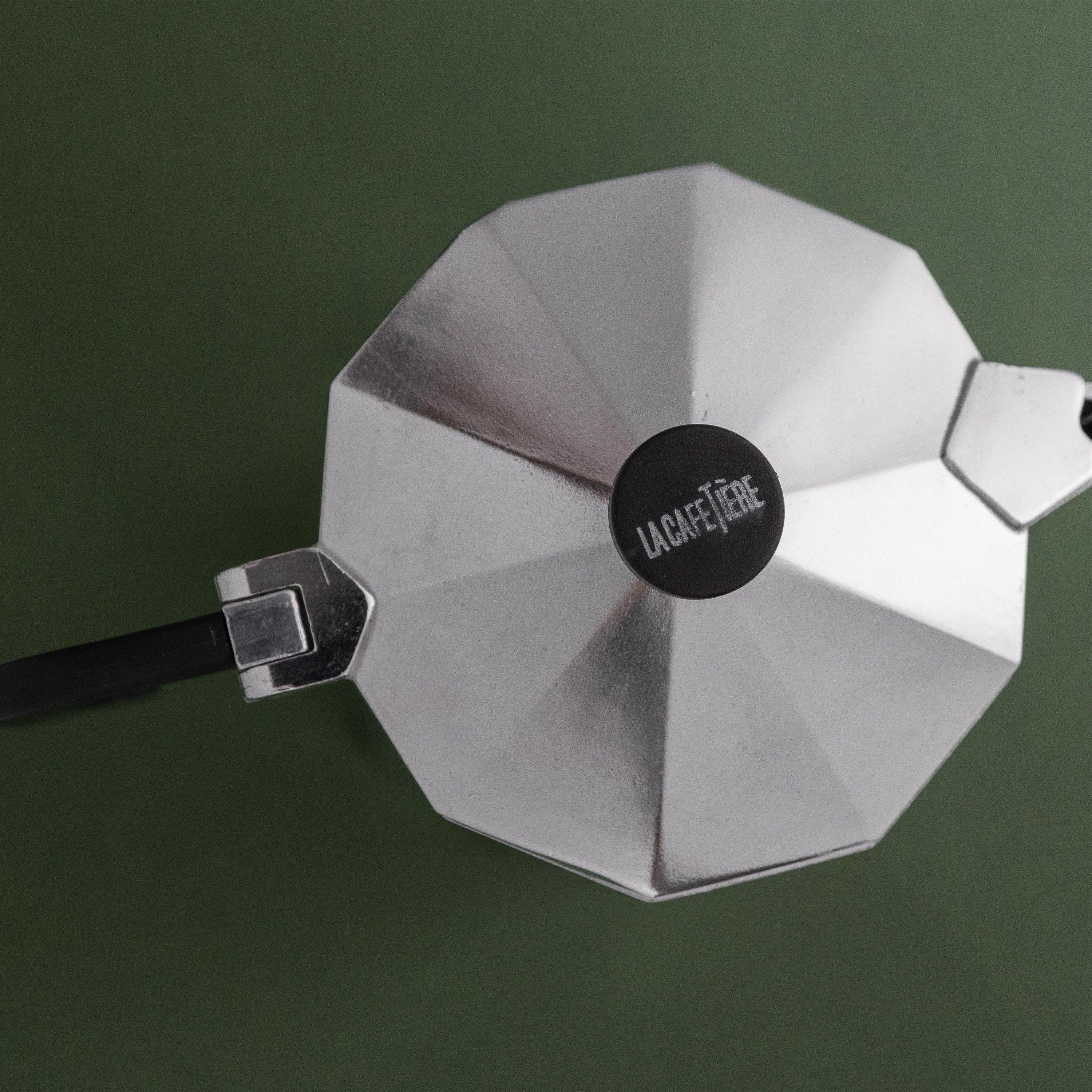 Silver - La Cafetiere - La Cafetière Venice Aluminium Espresso Maker - 3