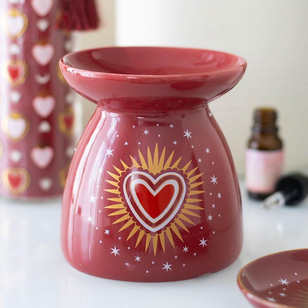 Something Different  Sac Heart Oil Burner Red