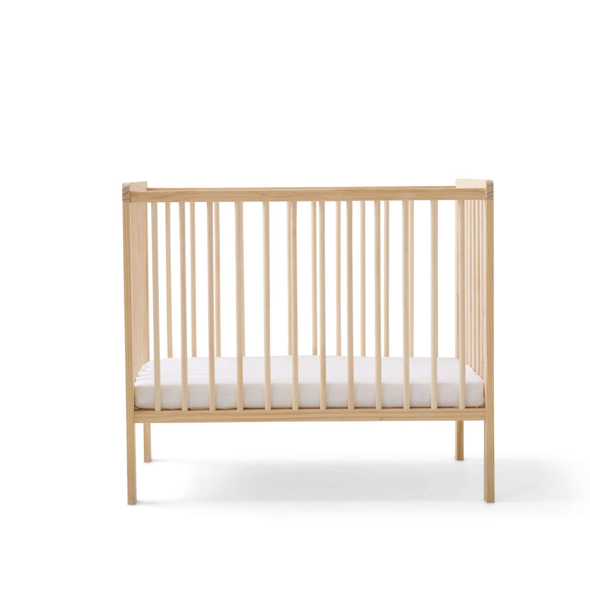 Natural - Clair De Lune - East Coast Space Saver Cot with Mattress - Natural - 2