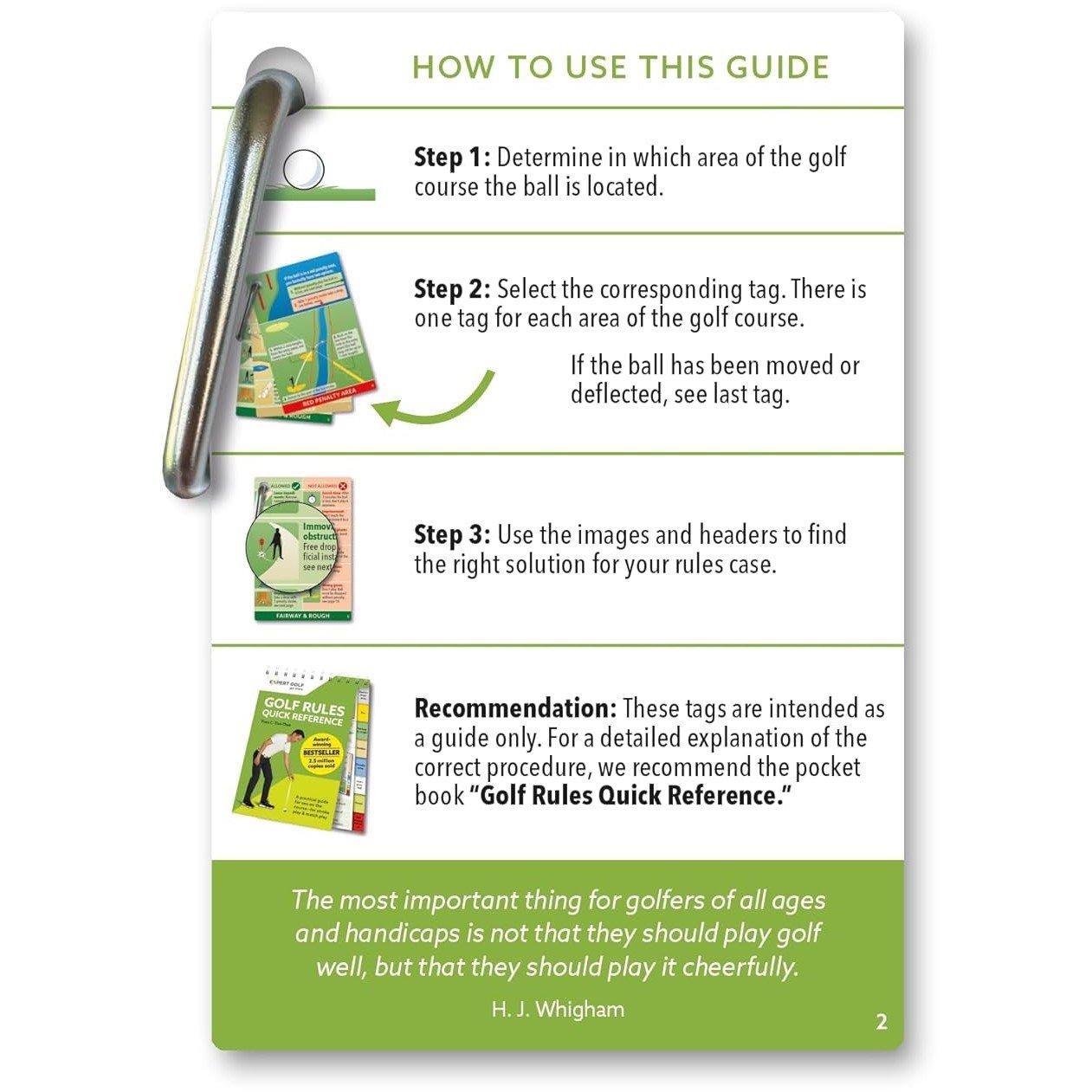 Green - Yves C Ton-That - Rules of Golf - TO GO Book - 2