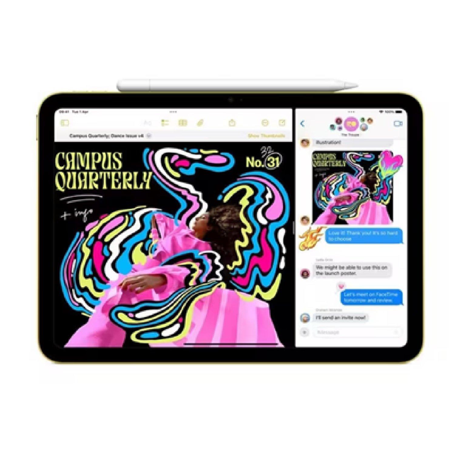 Yellow - Apple - Apple iPad 11th Gen 128GB (2025) - 4