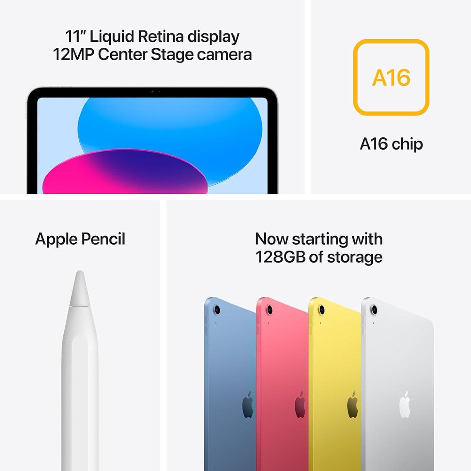 Yellow - Apple - Apple iPad 11th Gen 128GB (2025) - 5