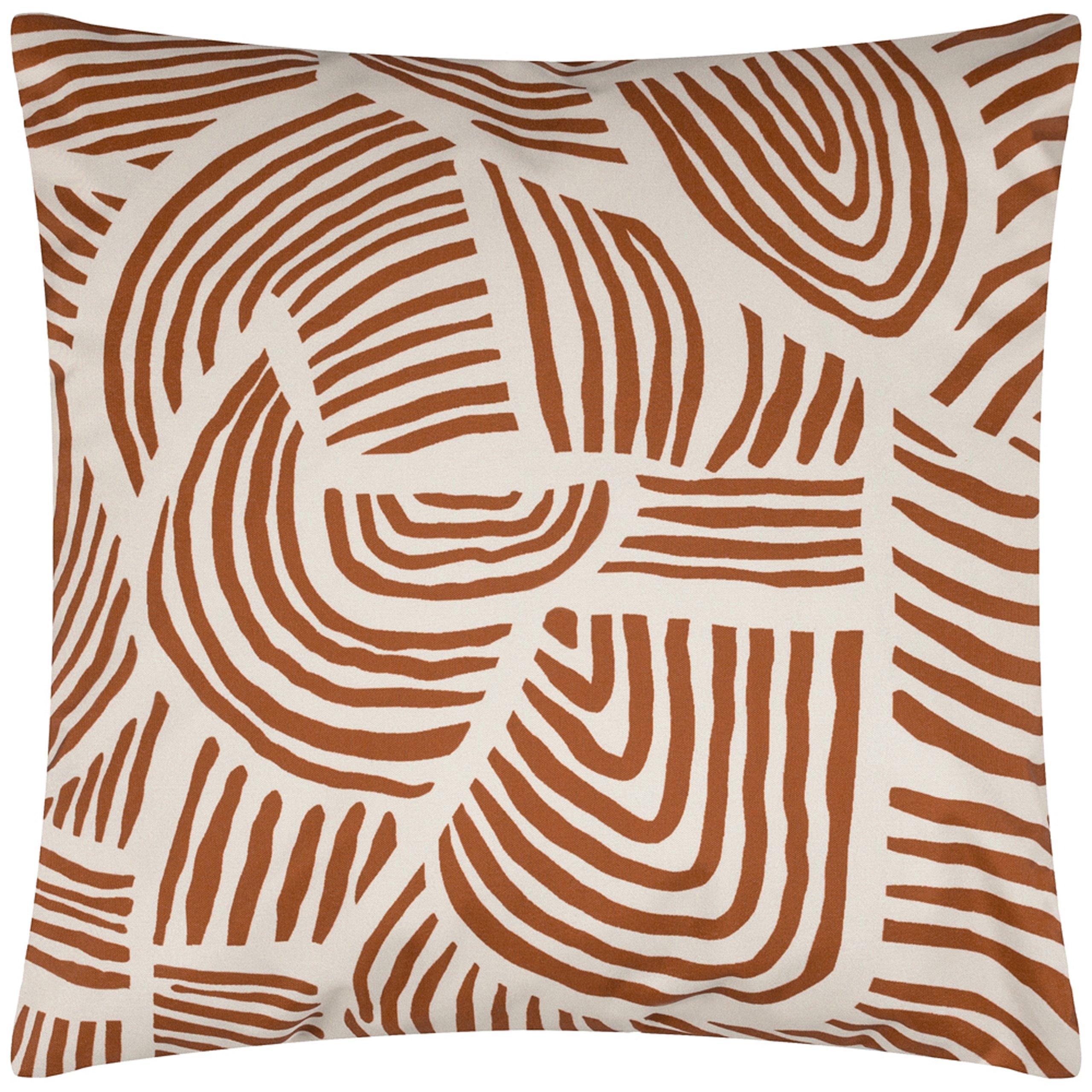 Furn.  Dunes Outdoor Cushion - Brick - 43 x 43cm