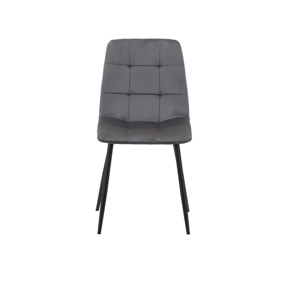 Black - Birlea - Axel Oval Fluted Dining Table With 4 Chairs - 12