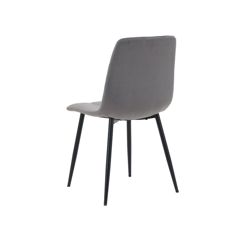 Black - Birlea - Axel Oval Fluted Dining Table With 4 Chairs - 13