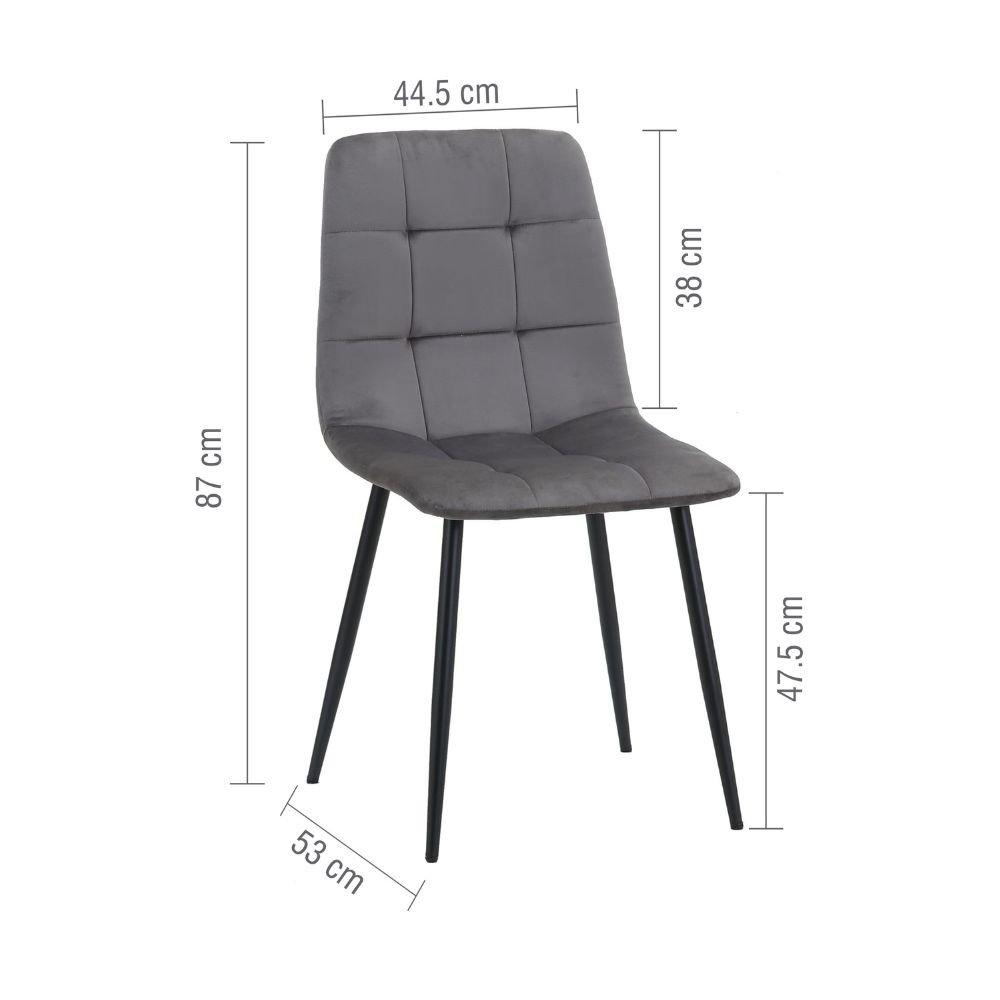 Black - Birlea - Axel Oval Fluted Dining Table With 4 Chairs - 15