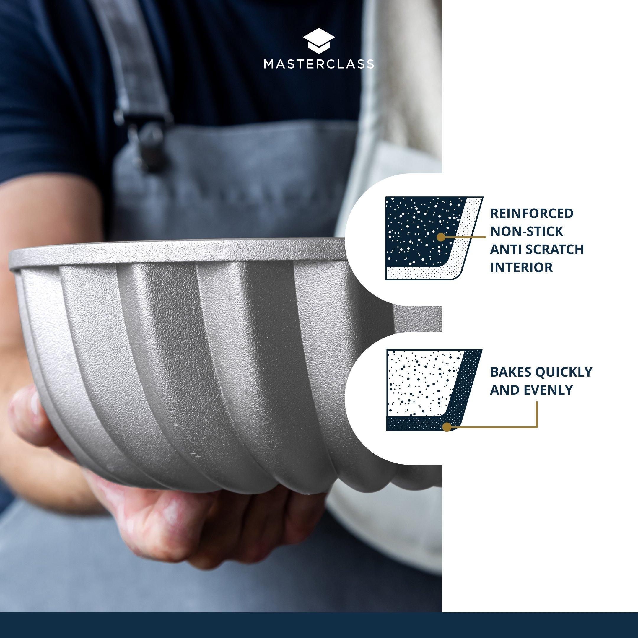 Grey - MasterClass - MasterClass Decorative Swirl Cake Tin - 2