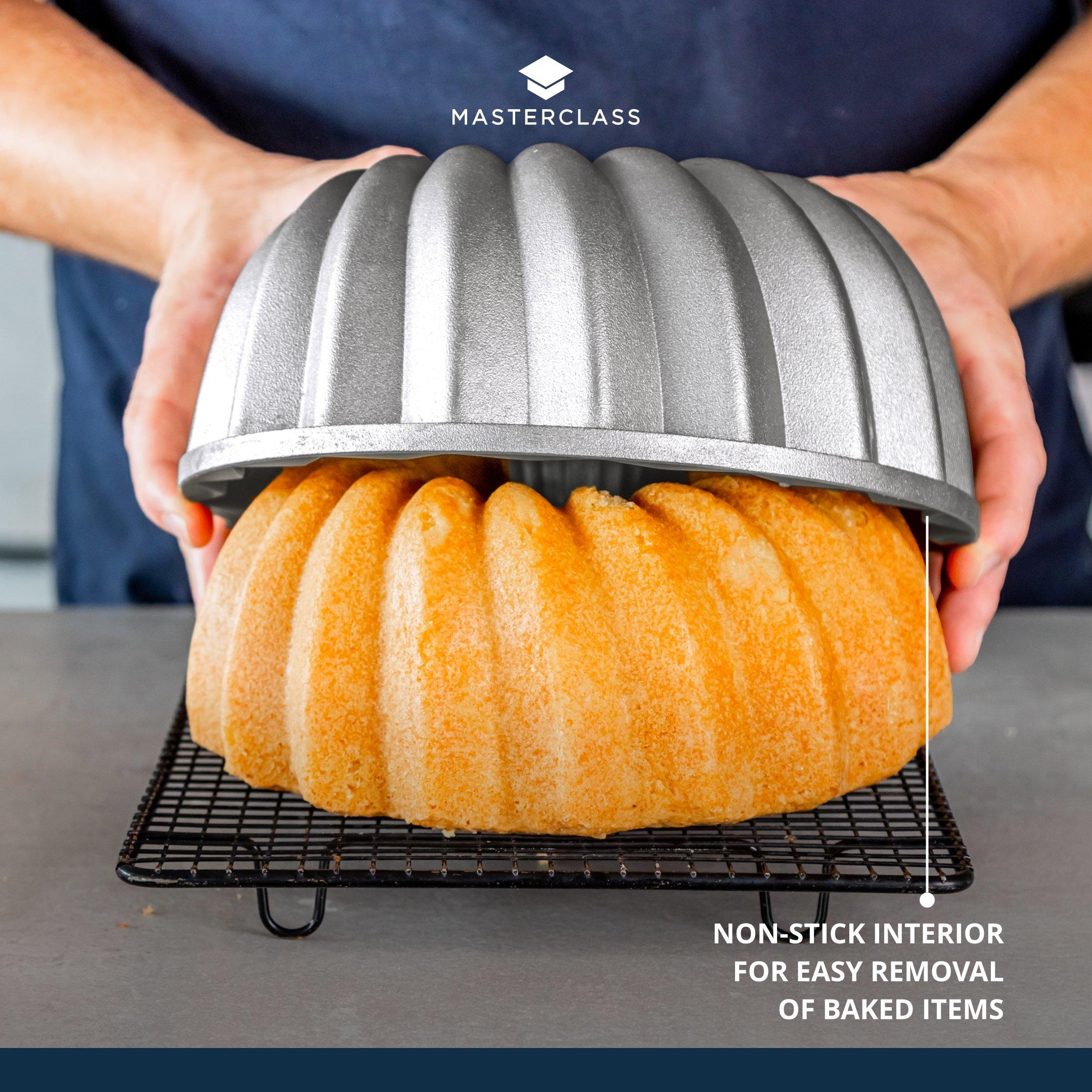 Grey - MasterClass - MasterClass Decorative Swirl Cake Tin - 3