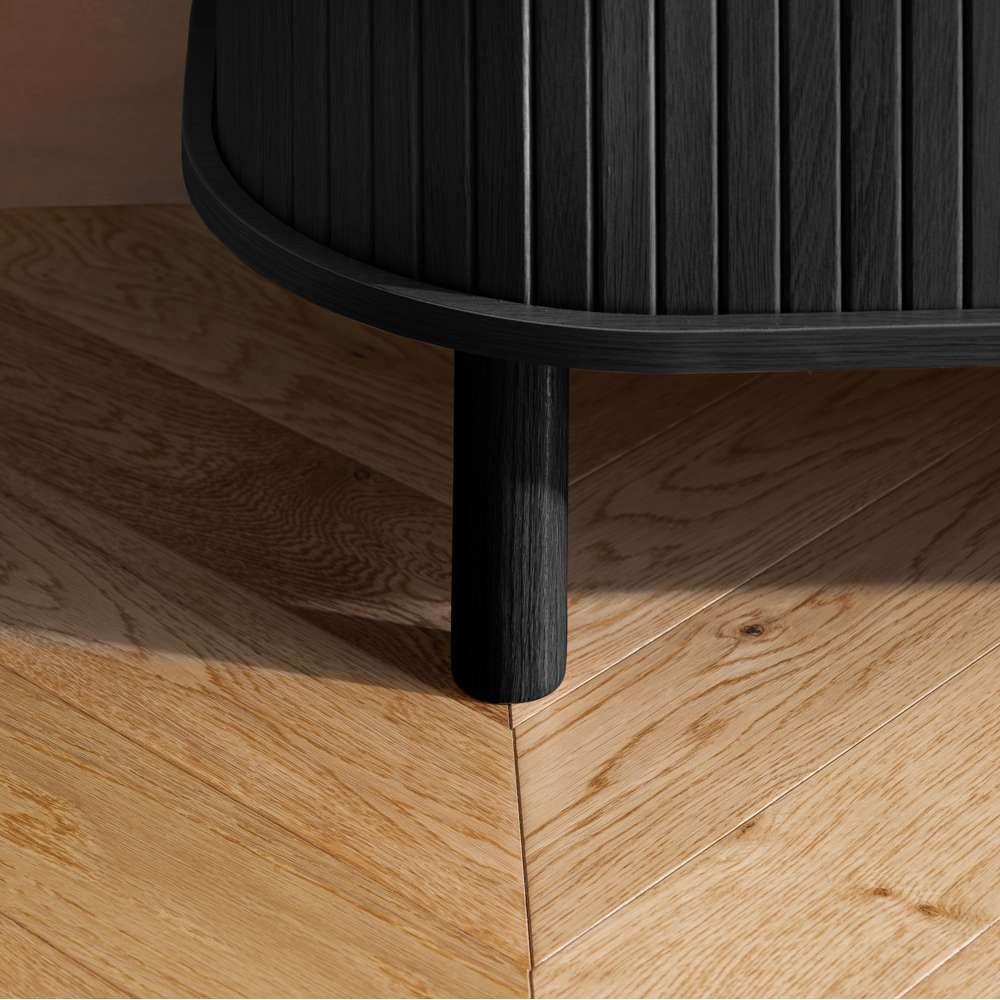 Black - Birlea - Axel Fluted TV Unit - 4