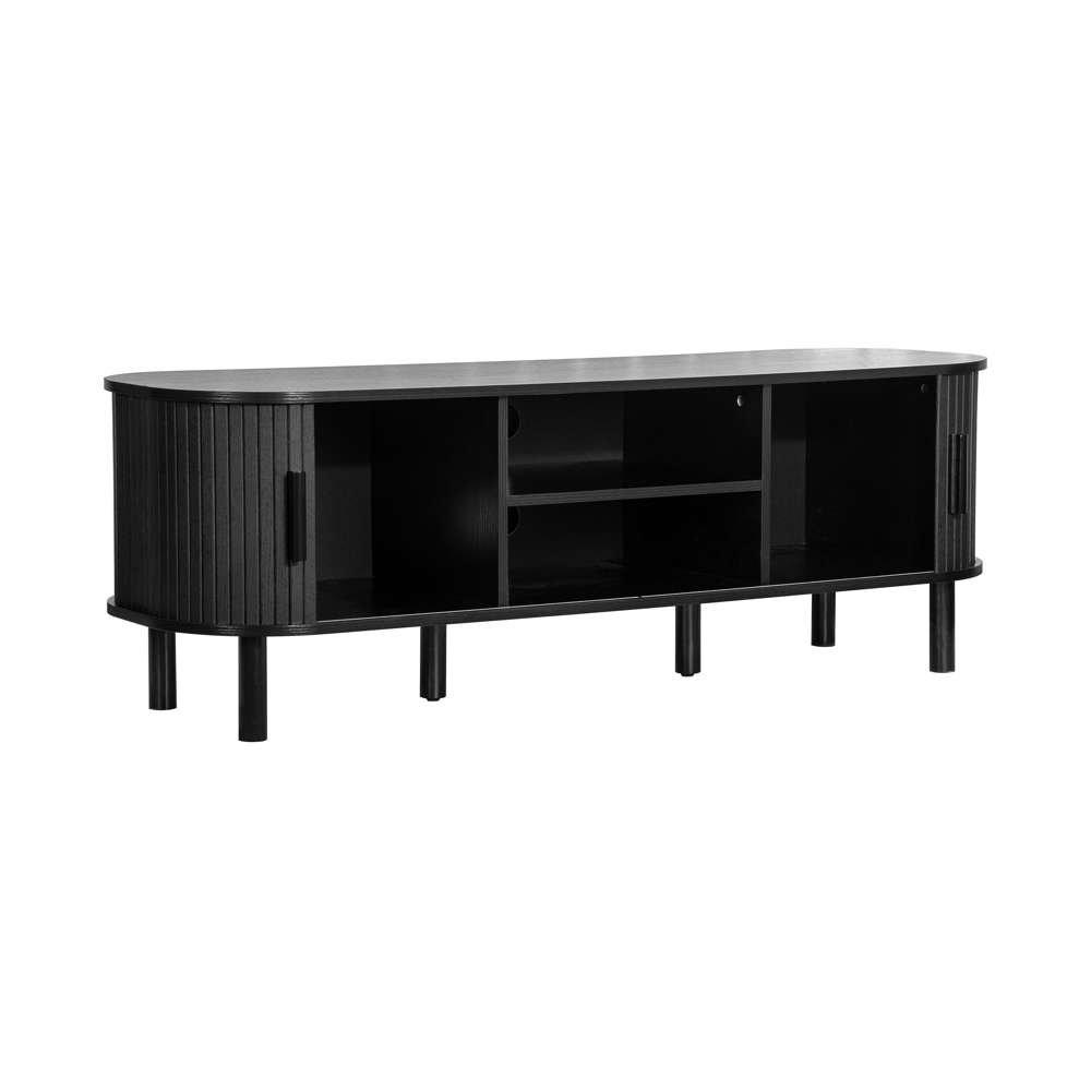 Black - Birlea - Axel Fluted TV Unit - 10