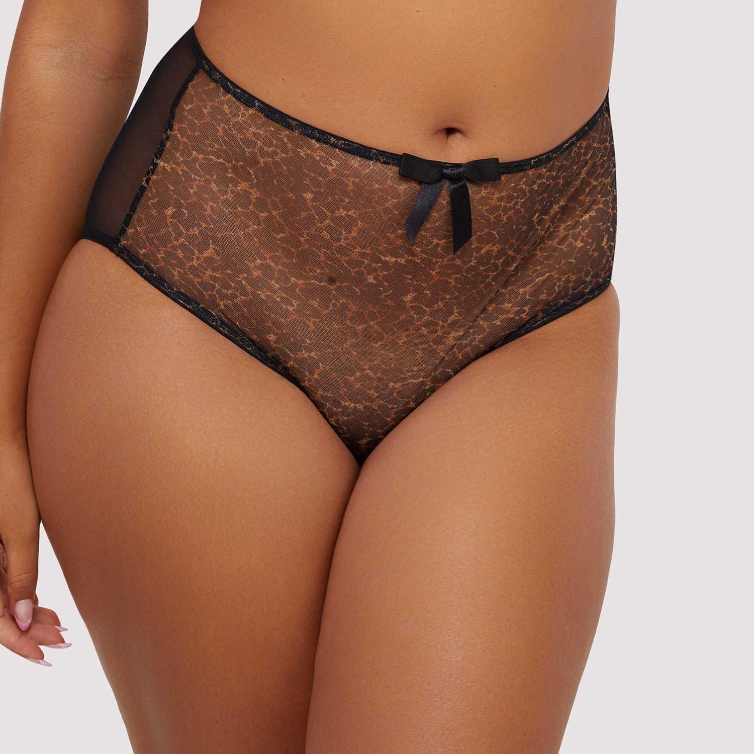 Leopard Print - Playful Promises - Hazel Leopard Print Classic High Waist Brief - 1