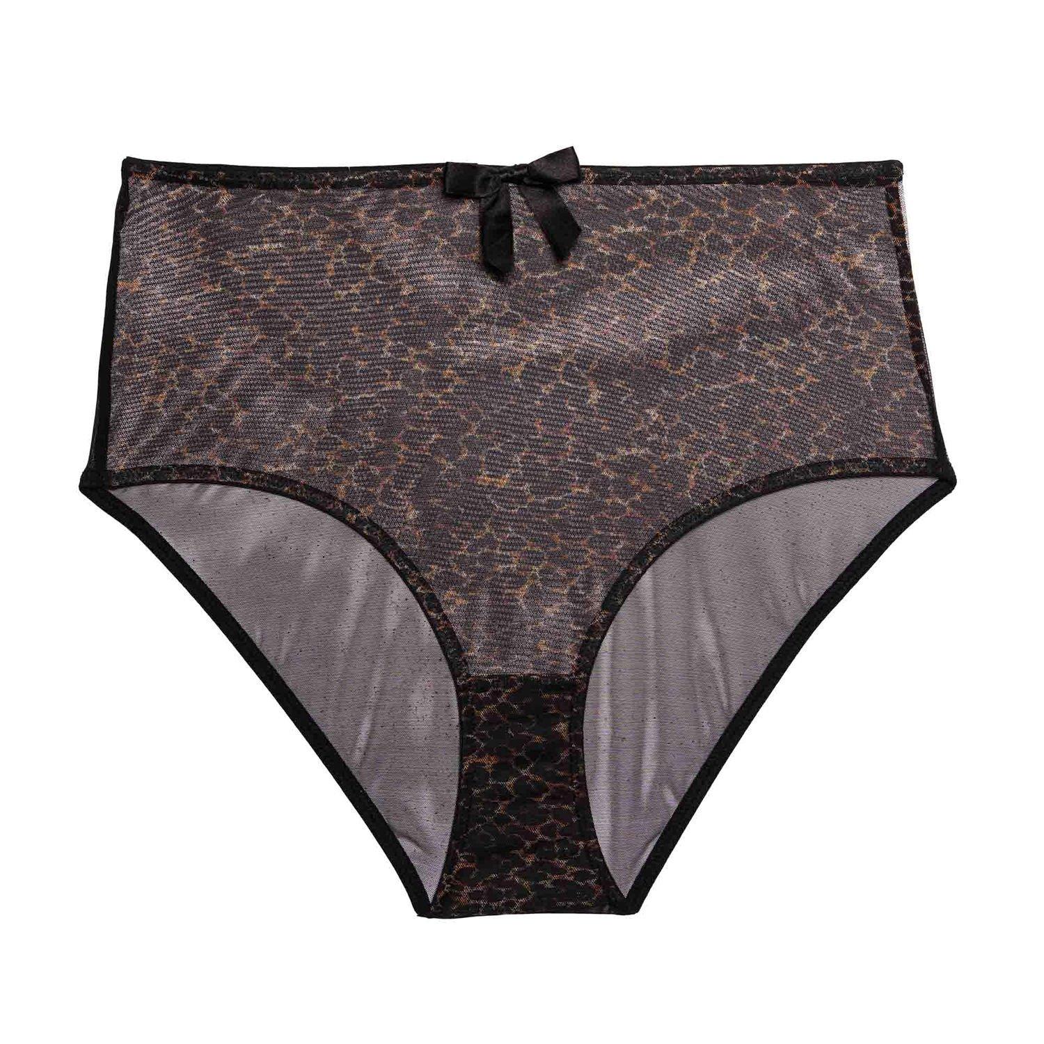 Leopard Print - Playful Promises - Hazel Leopard Print Classic High Waist Brief - 3