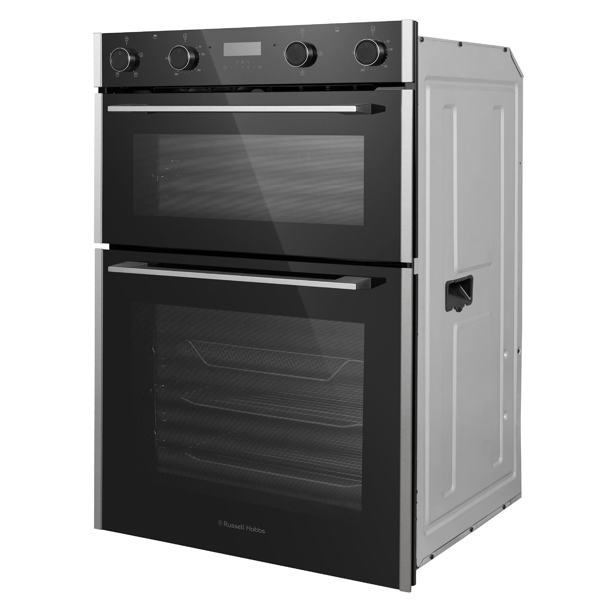 Black - Russell Hobbs - RH89DEO2003BS Built-In Electric Double Oven - 2