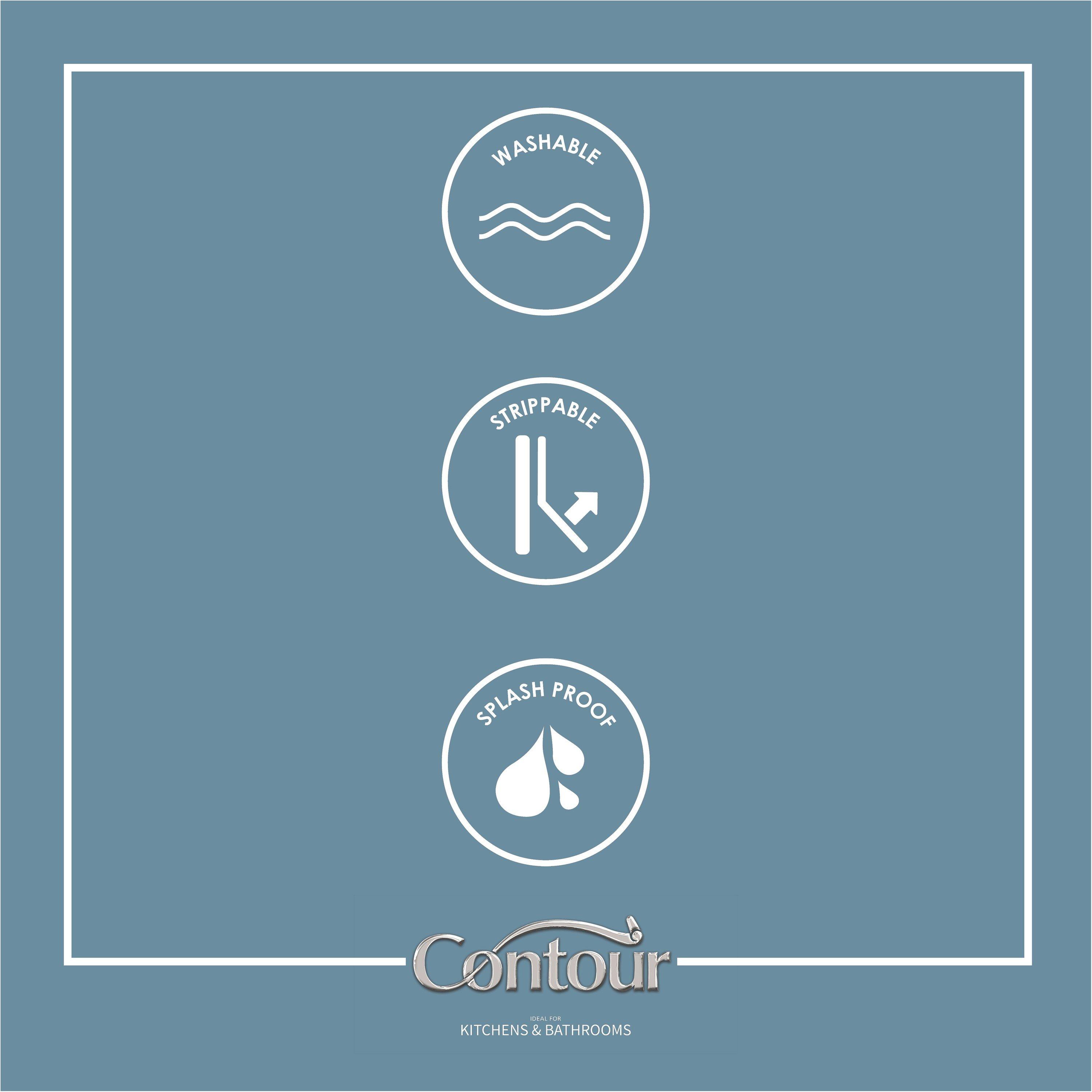 Grey - Contour - Antibac Spectrum Grey Mosaic Wallpaper - 5