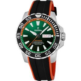 Festina Gents  Diver Black Orange Watch F20662/2