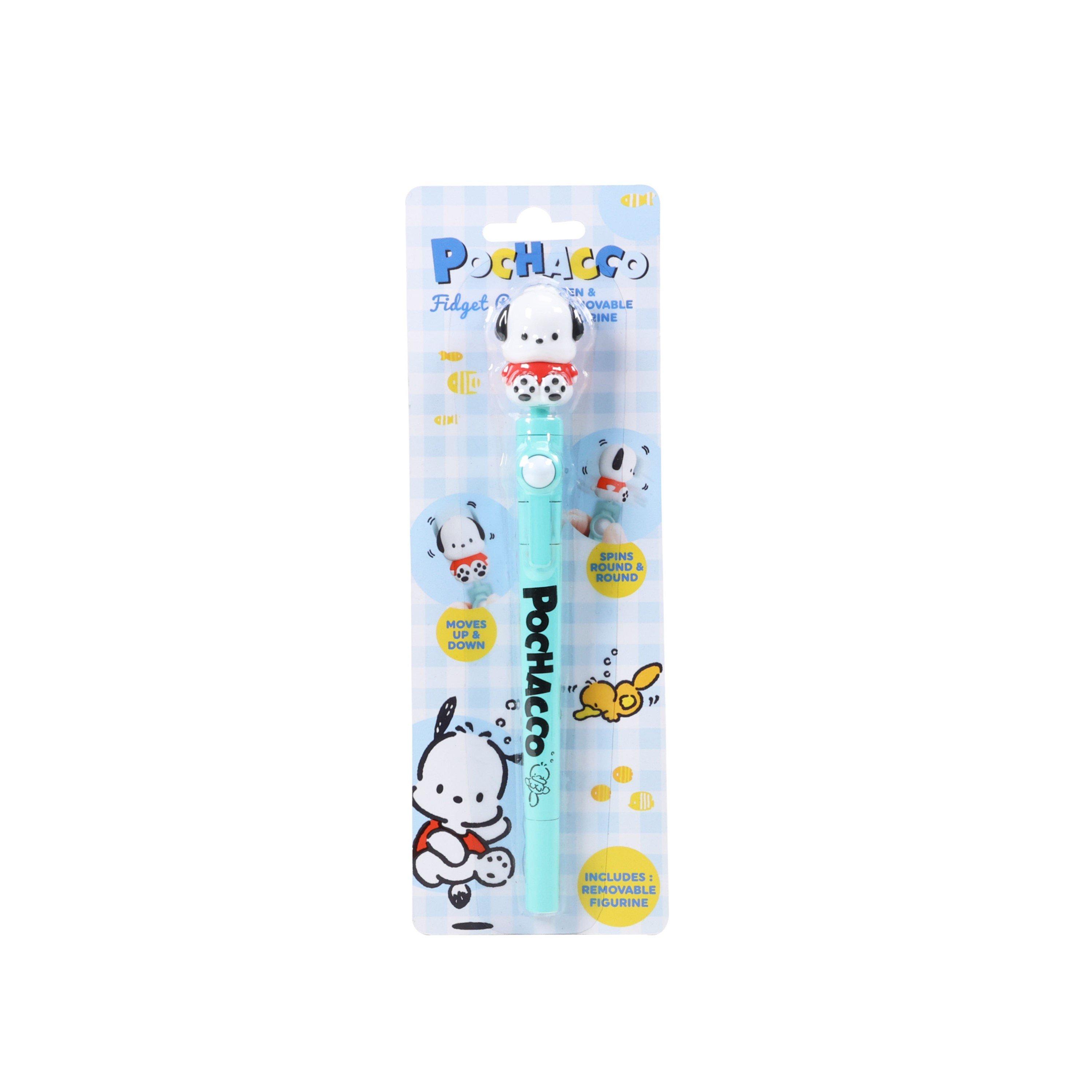 Blue - Hello Kitty - Pochacco Notebook Fidget Pen and Boba Cup - 4