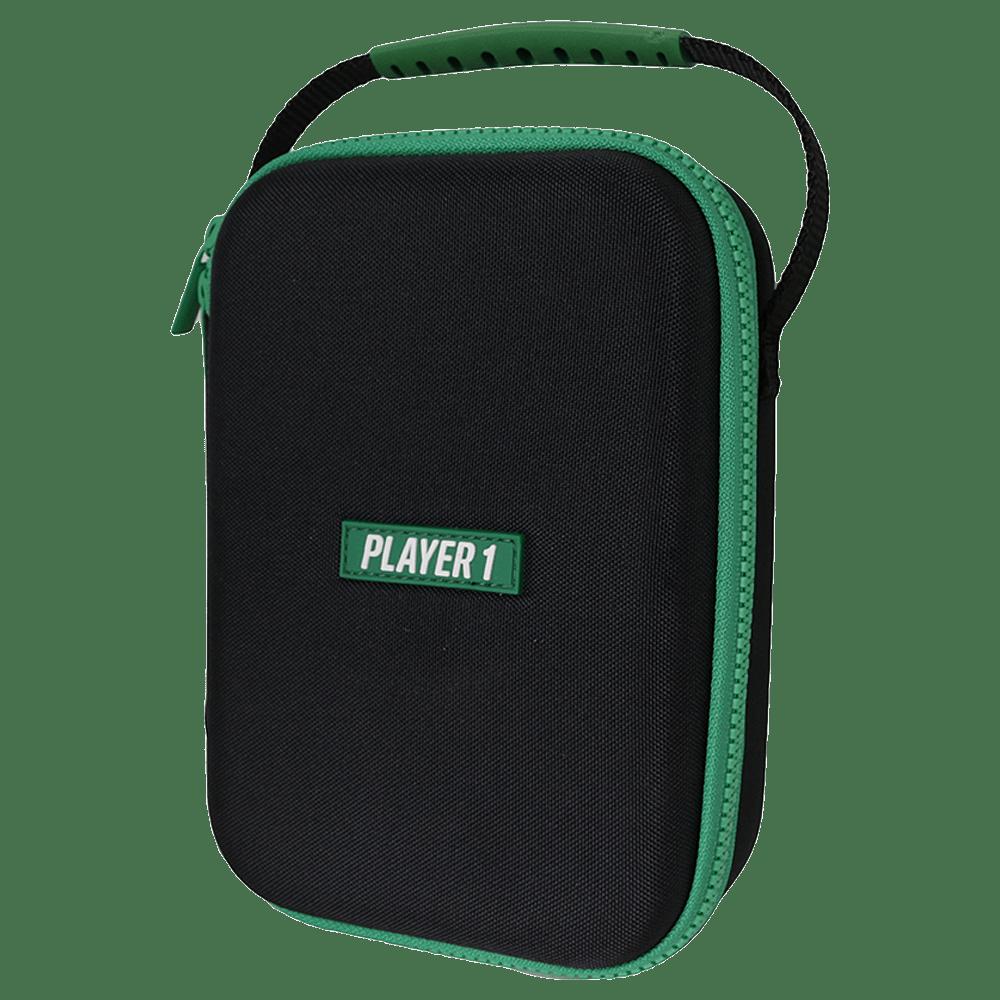 Black/Green - Rubber Road - Player 1 Xbox SX Controller Case - 1