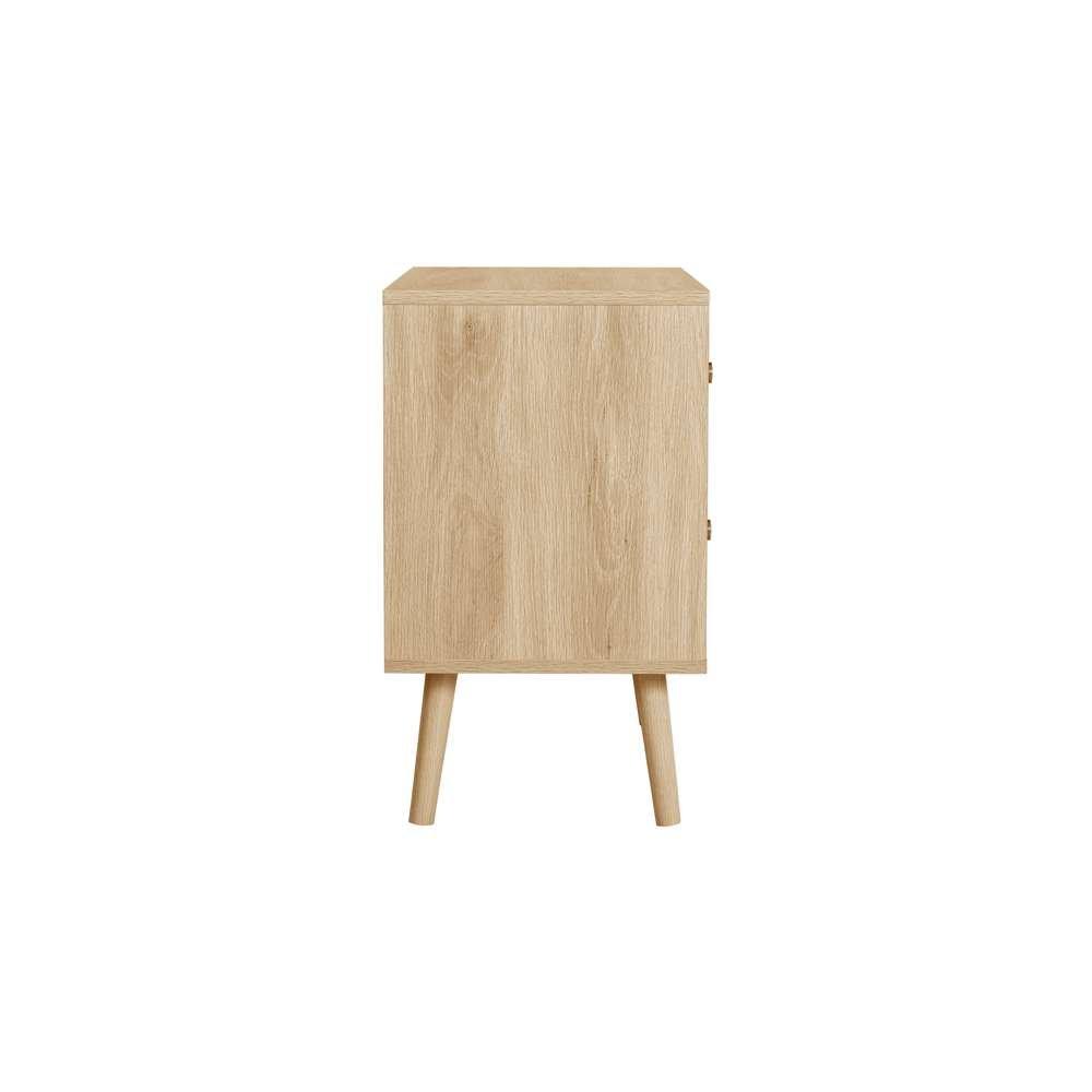 Nude - Birlea - Herringford 2 Drawer Bedside - 8