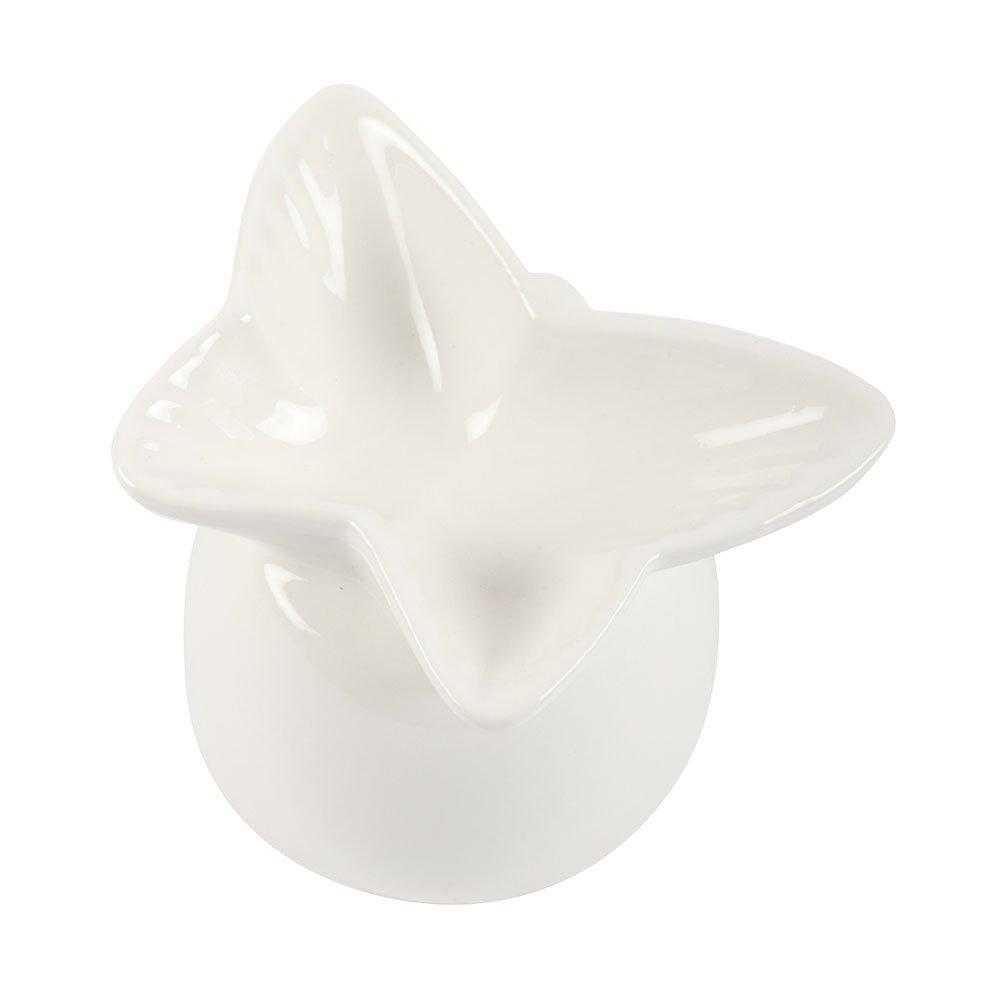 White - Something Different - White Butterfly Oil Burner - 4