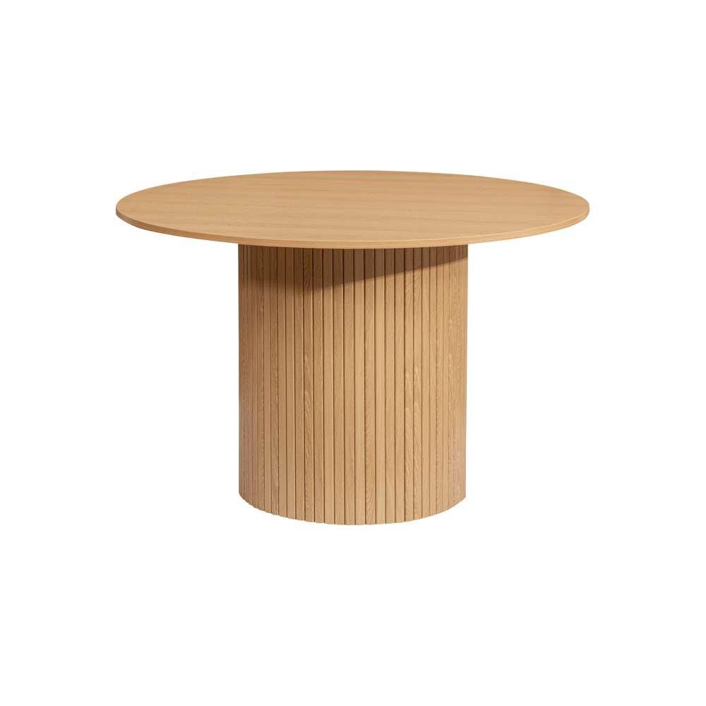 Nude - Birlea - Axel Round Fluted Dining Table with 4 Chairs - 7