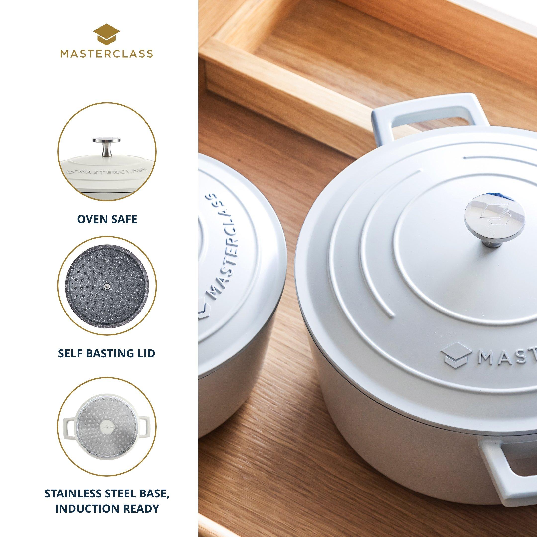 Cream - MasterClass - MasterClass Cast Aluminium Casserole Dish - 3