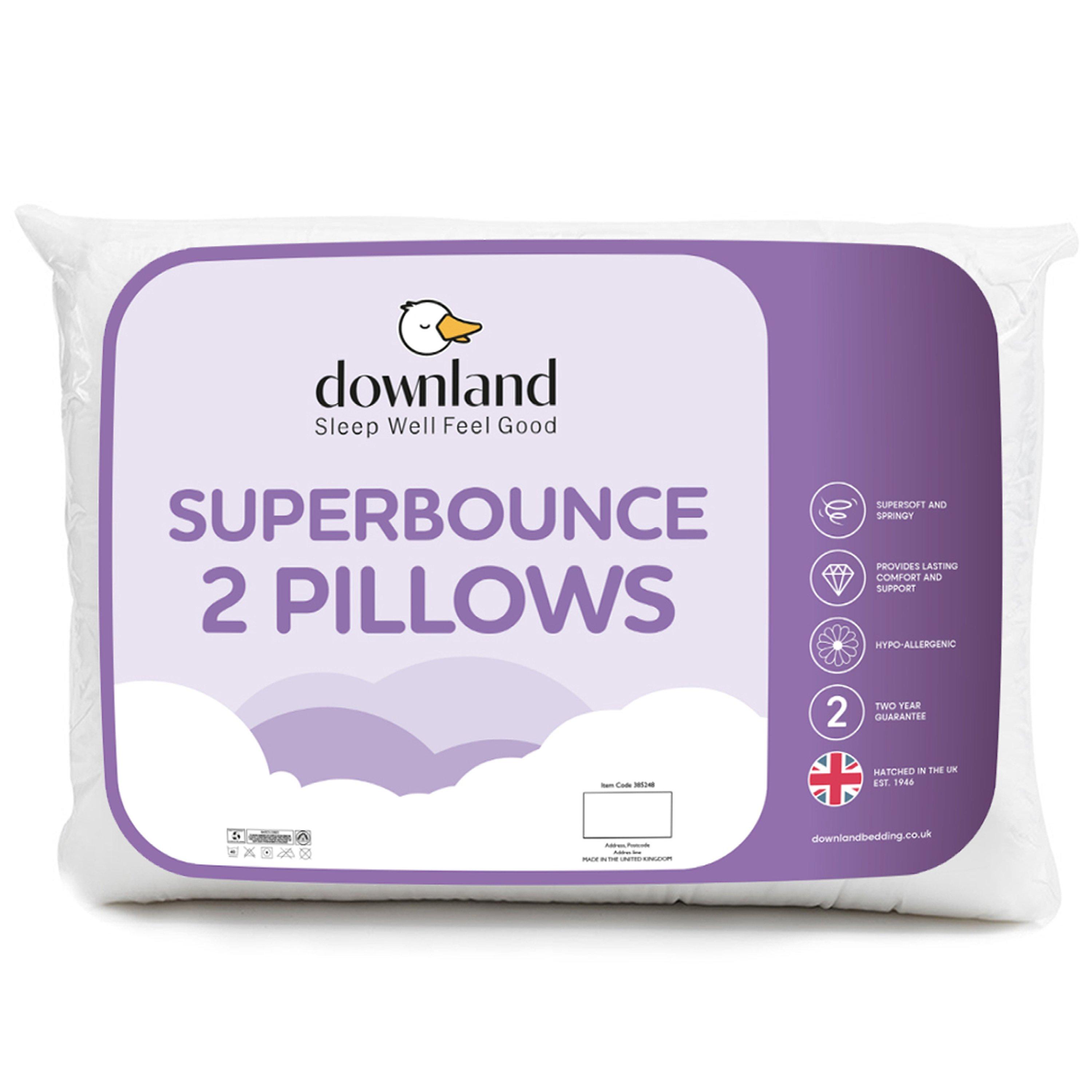 White - Downland - Superbounce Pillows - 1