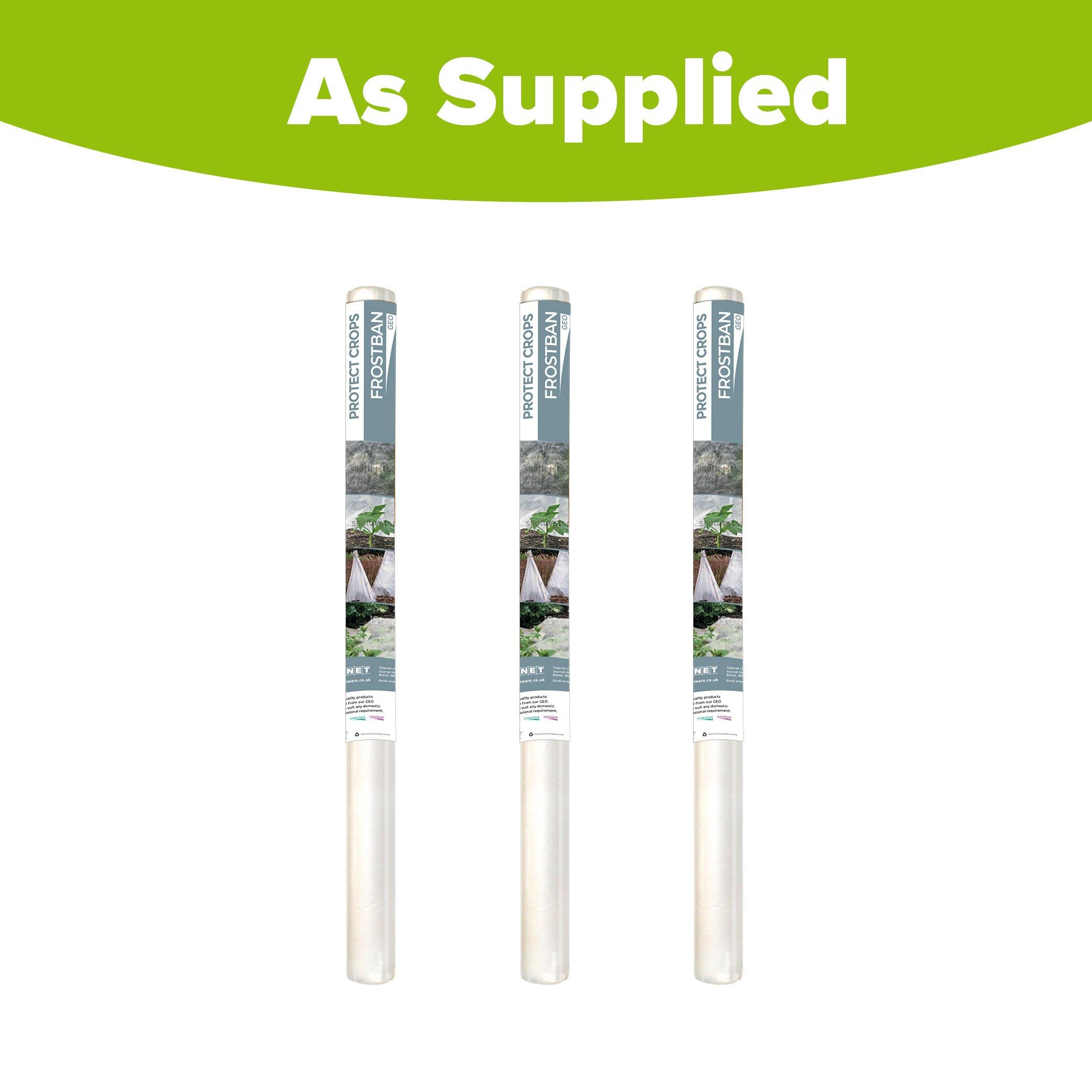 White - YouGarden - Frost Protection Fleece roll (15M x 1M )x 3 - 5