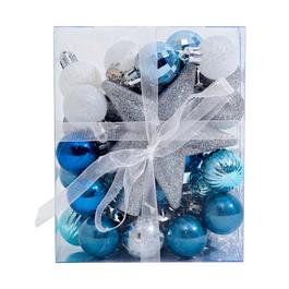 LIFE IDEAS 30pcs Shatterproof Ornament Set with Baubles