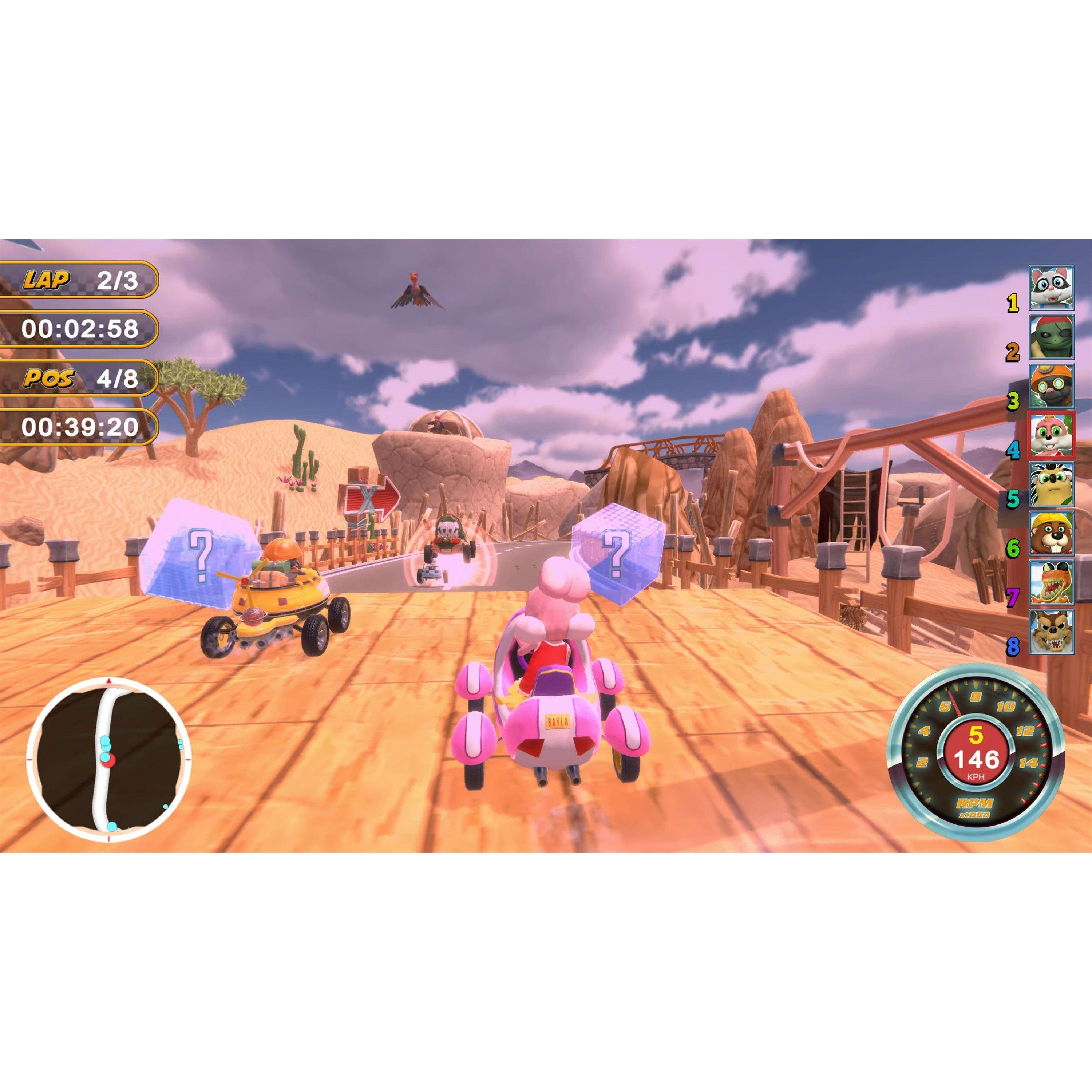 Nintendo Switch - Plaion - Animal Kart Racer Code in Box - 2