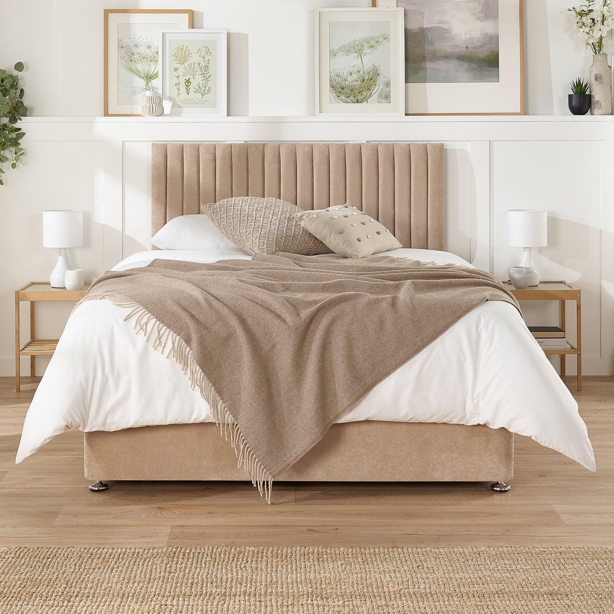 Sand - Aspire - Grant Divan 4 Drawers - 1