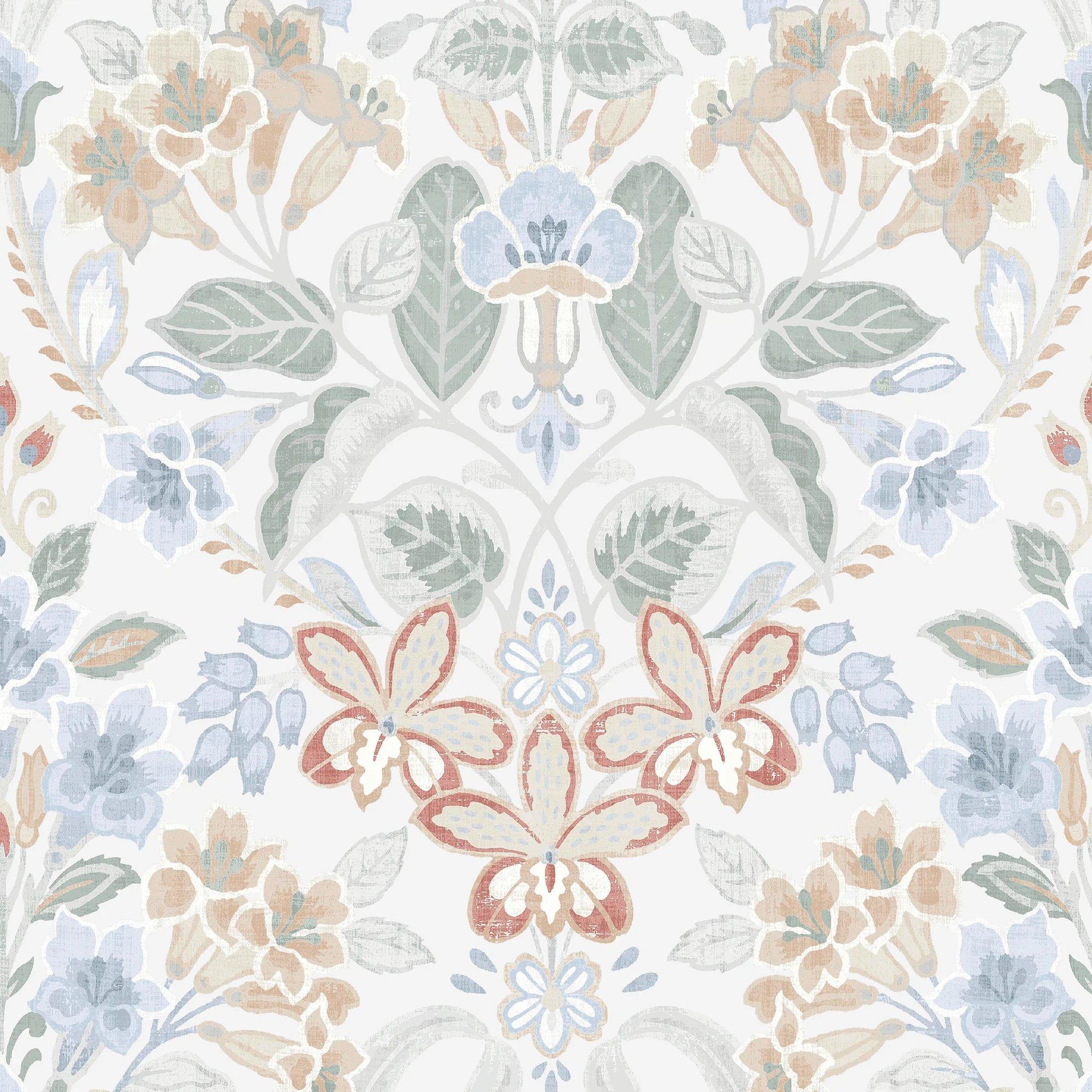 Multi - Laura Ashley - Cassia Wallpaper - 1