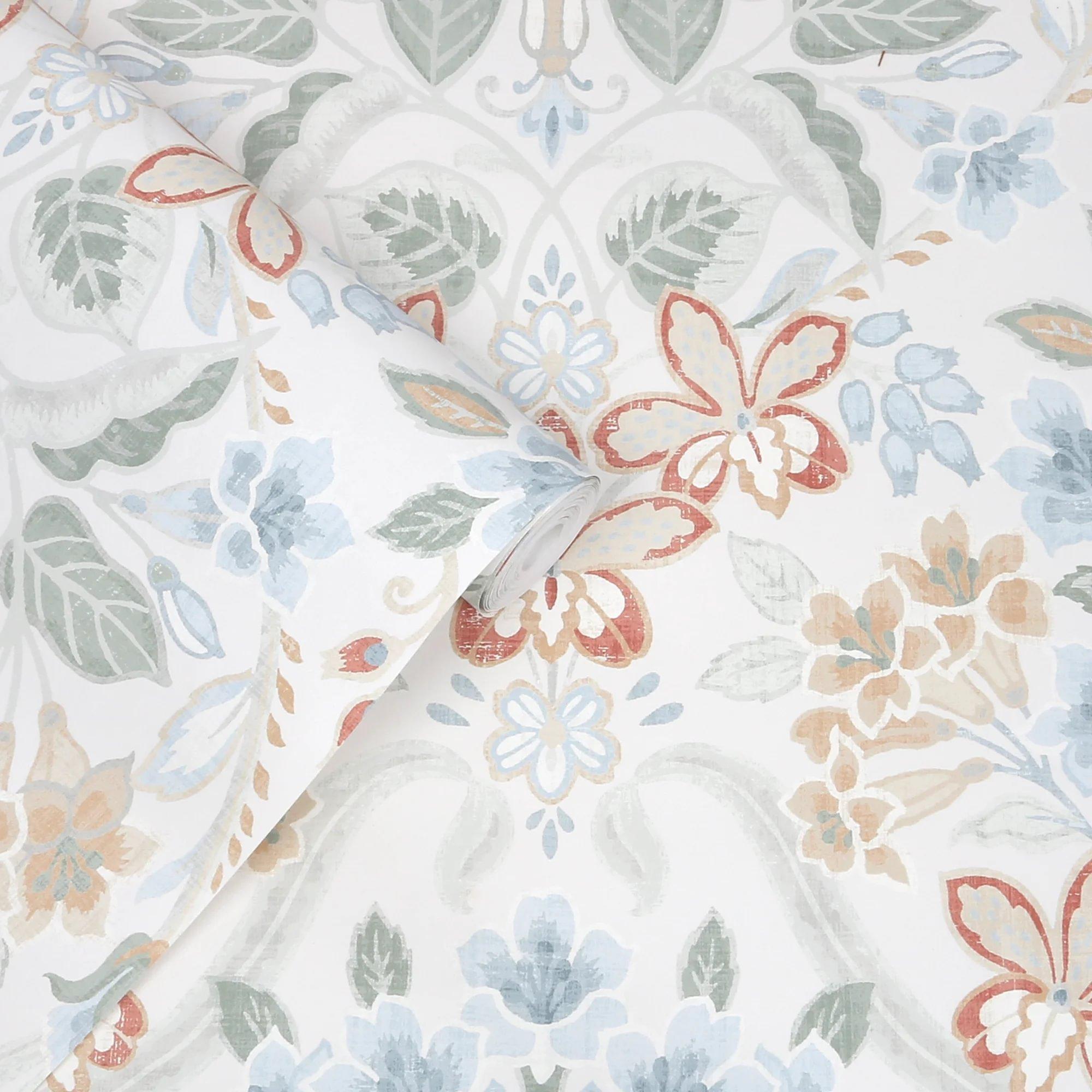 Multi - Laura Ashley - Cassia Wallpaper - 3