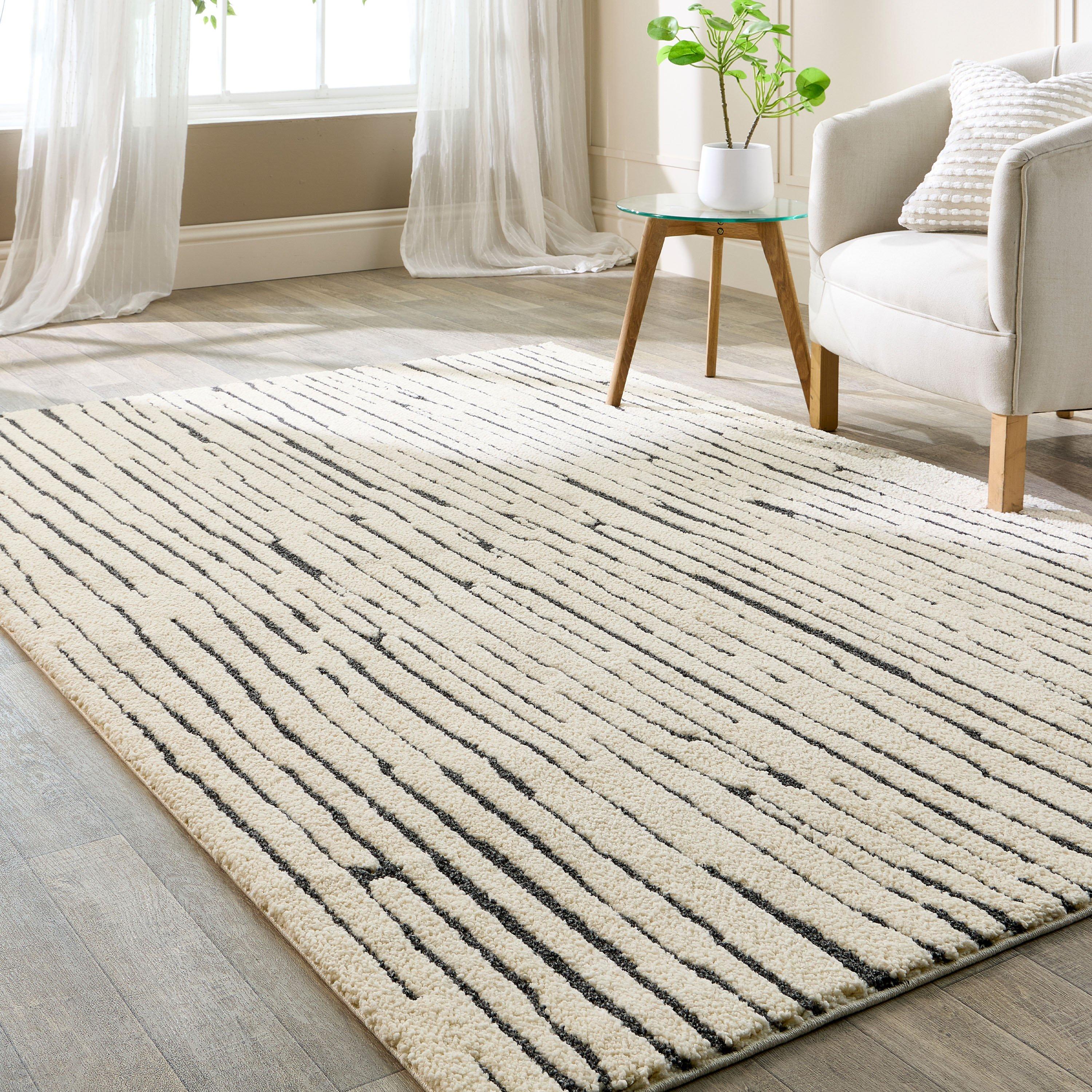 Woodweave Ivory/Charcoal Rug