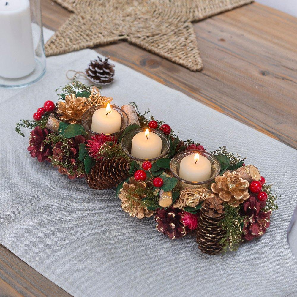Multi - YouGarden - Three Kings Trio Candle Holder - 36cm - 2