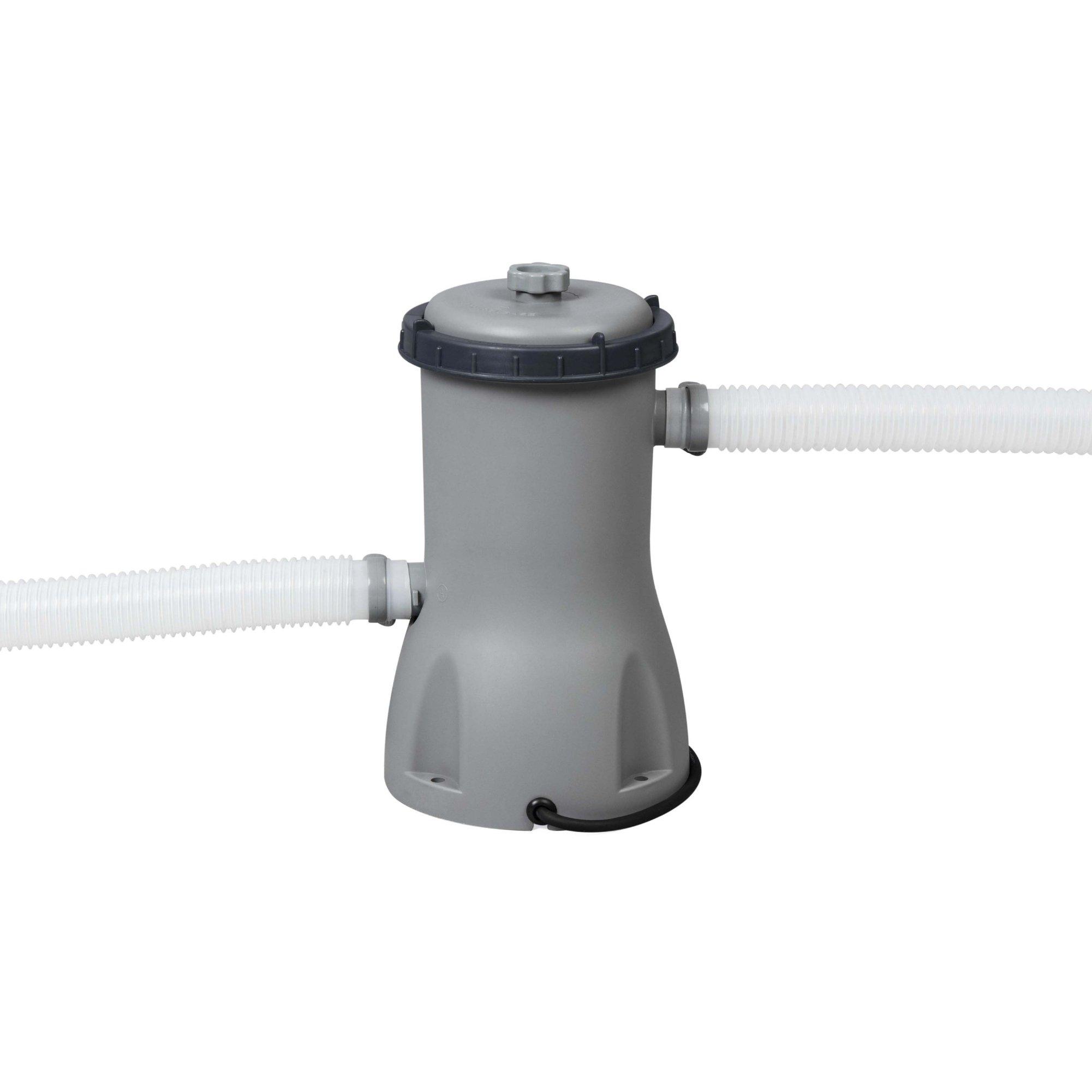 Grey - Bestway - 3028L Above Ground Pool Filter Pump - 1